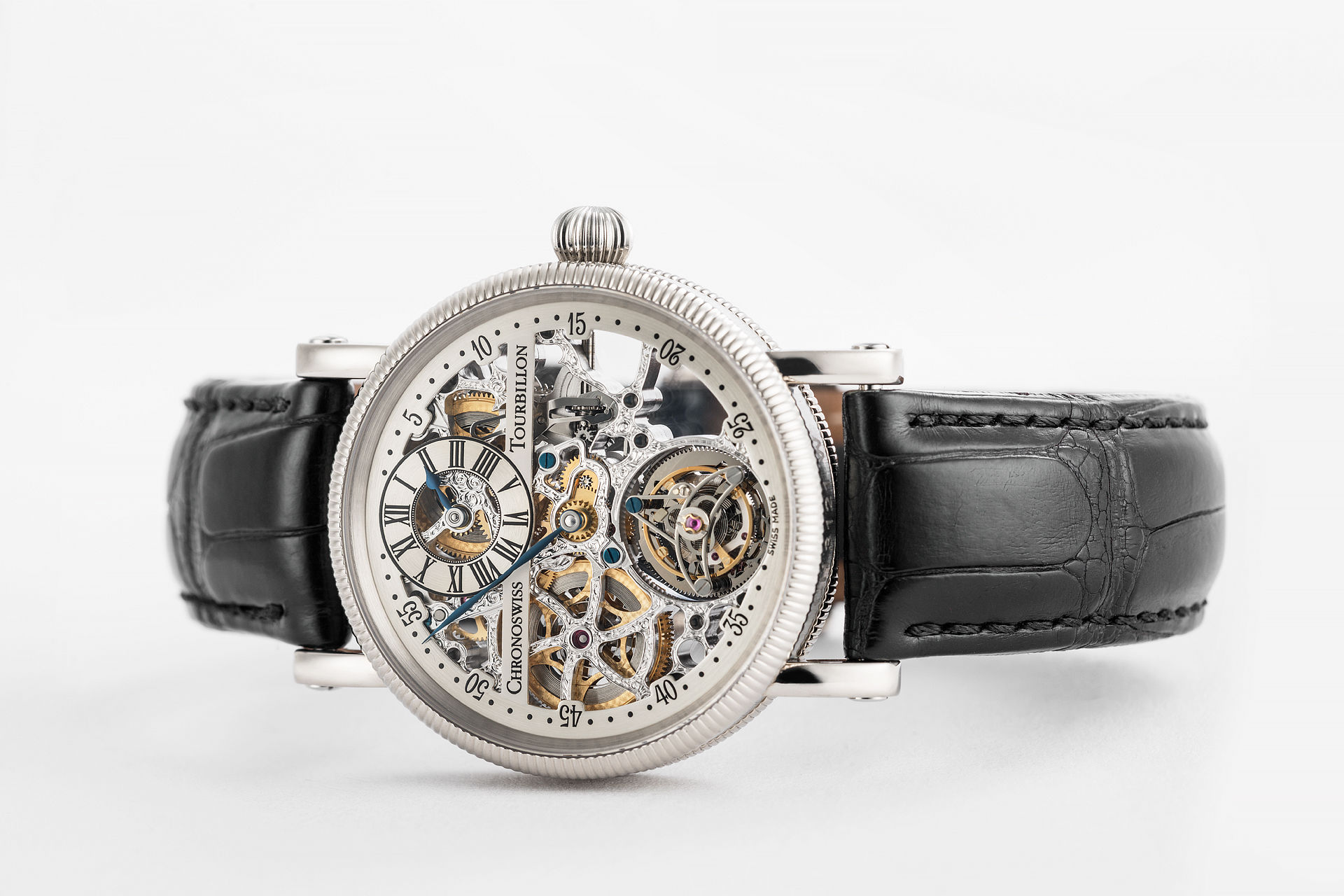 ref CH 3121 W | White Gold 'Chronoswiss Warranty' | Chronoswiss Régulateur à Tourbillon