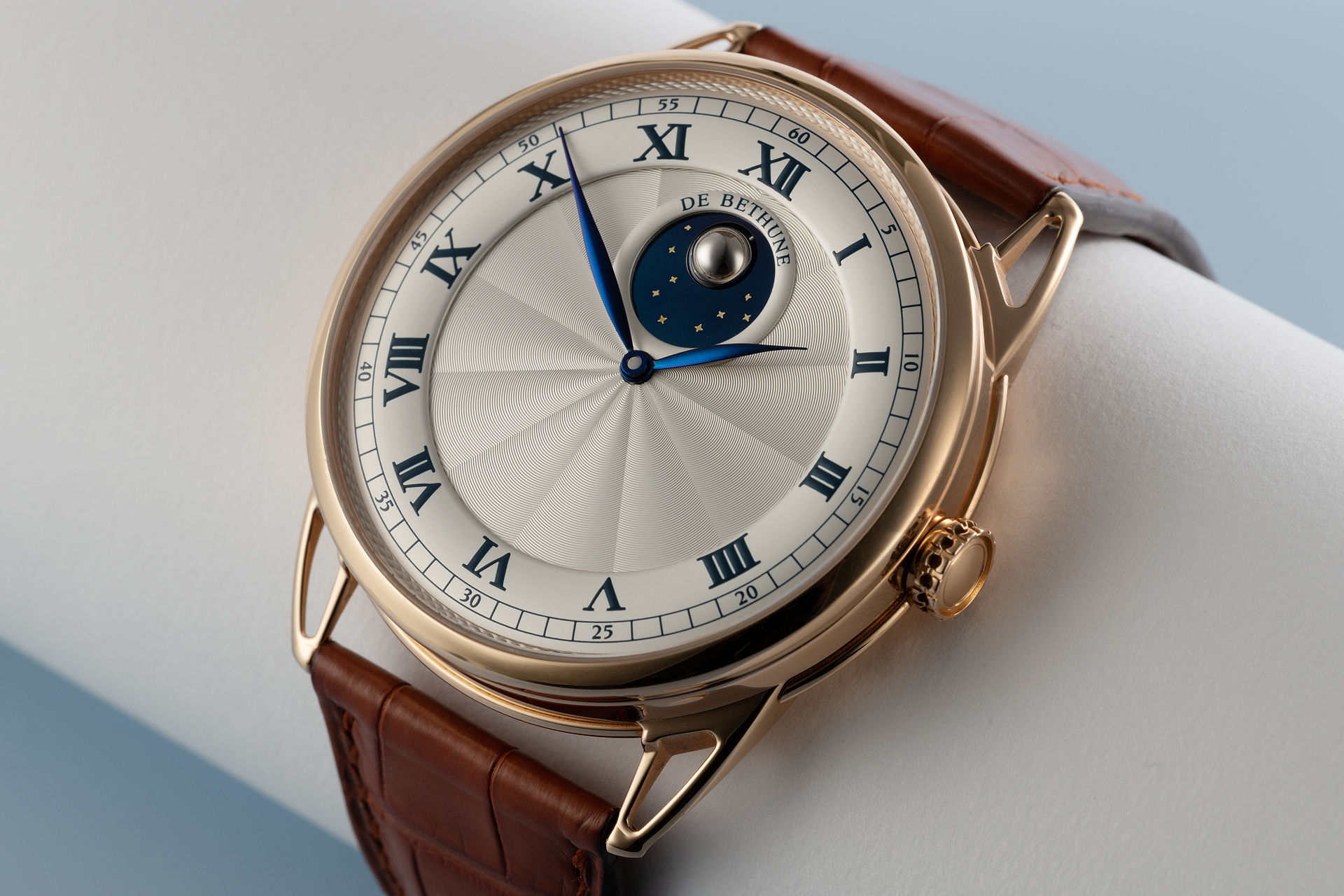 ref DB25L | 18ct Rose Gold 'Unique Hands' | De Bethune Moonphase