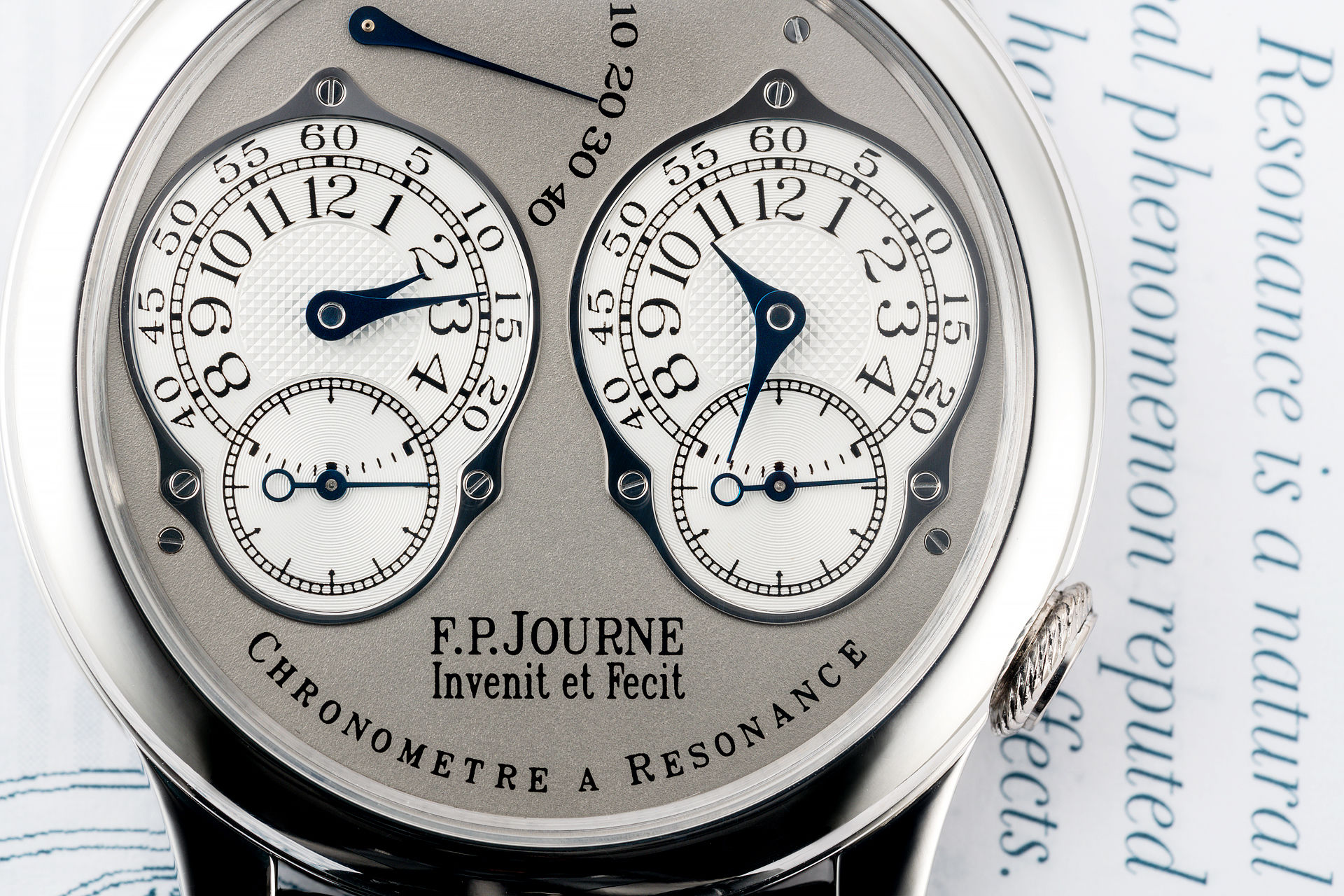  | Platinum 'Complete Set' | F. P. Journe Chronomètre à Résonance