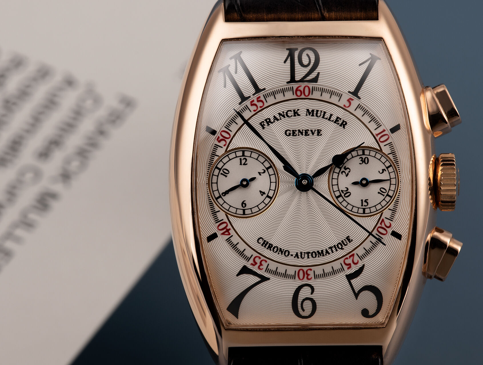 ref 5850 CC A | 18ct Rose Gold  | Franck Muller Cintrée Curvex