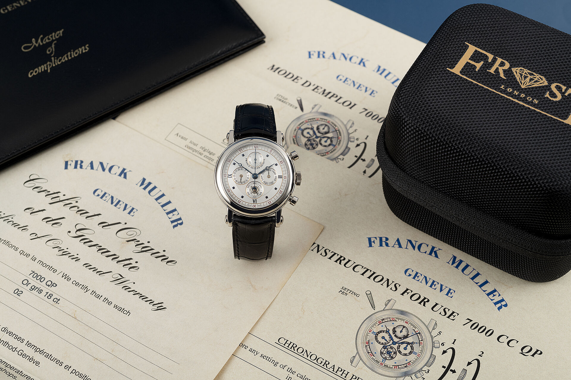 ref 7000 CC QP | Under Franck Muller Warranty | Franck Muller Chronograph Pulsation