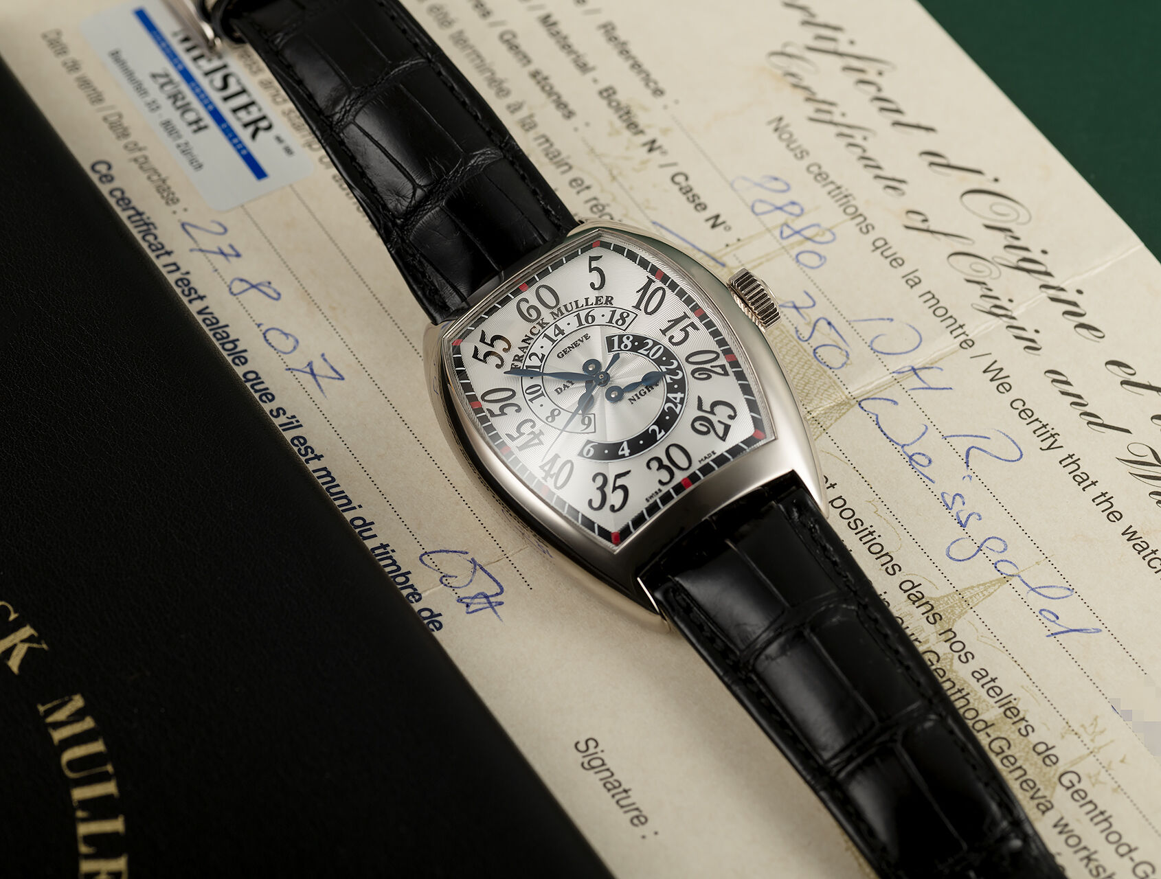 ref 8880 DH R | 18ct White Gold  | Franck Muller Cintrée Curvex