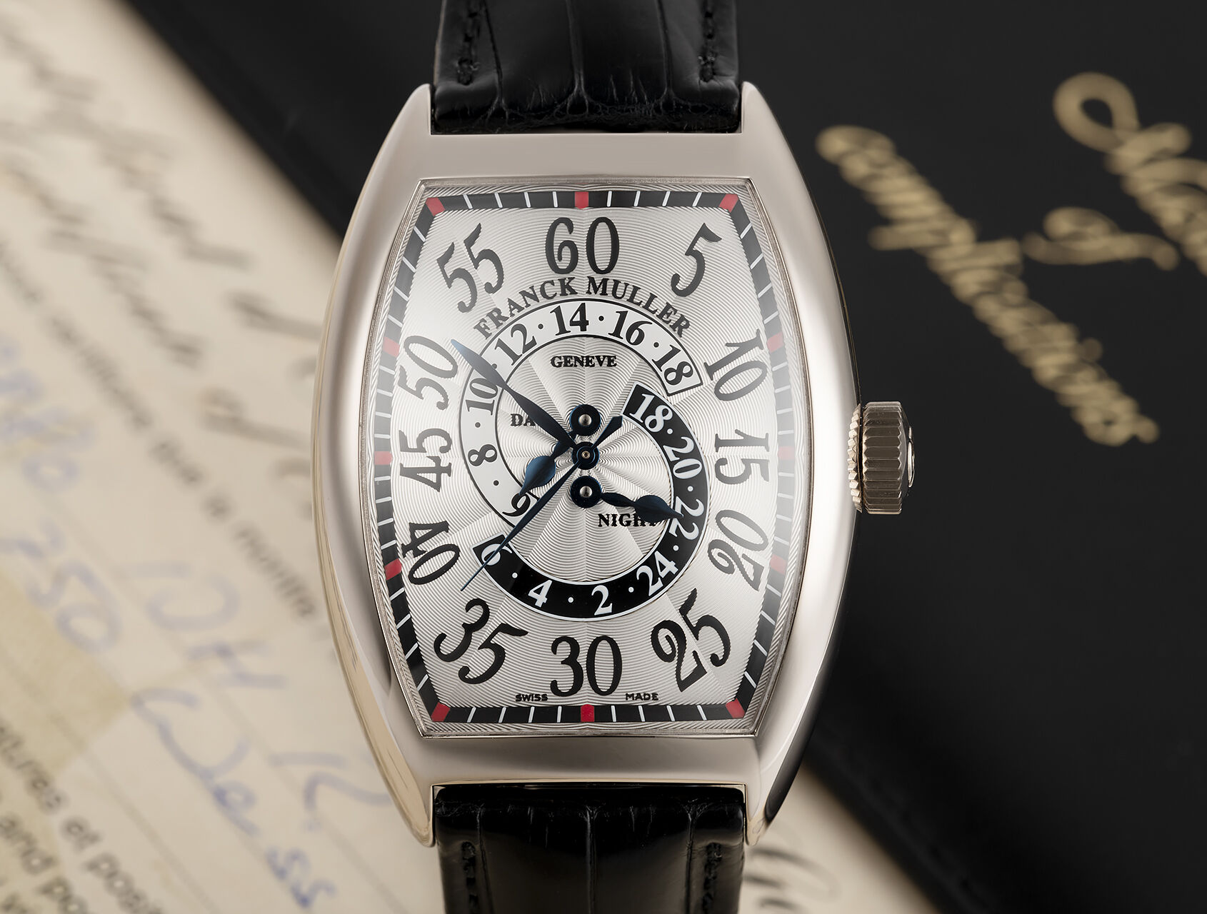 ref 8880 DH R | 18ct White Gold  | Franck Muller Cintrée Curvex