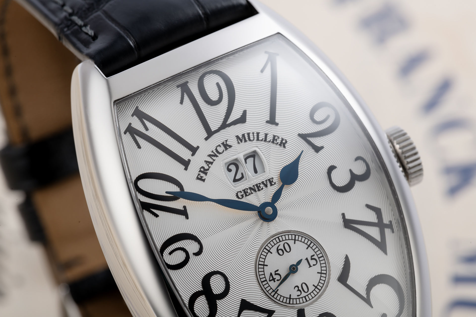 ref 6850 S6 GG | Box & Certificate | Franck Muller Cintrée Curvex Grande Guichet