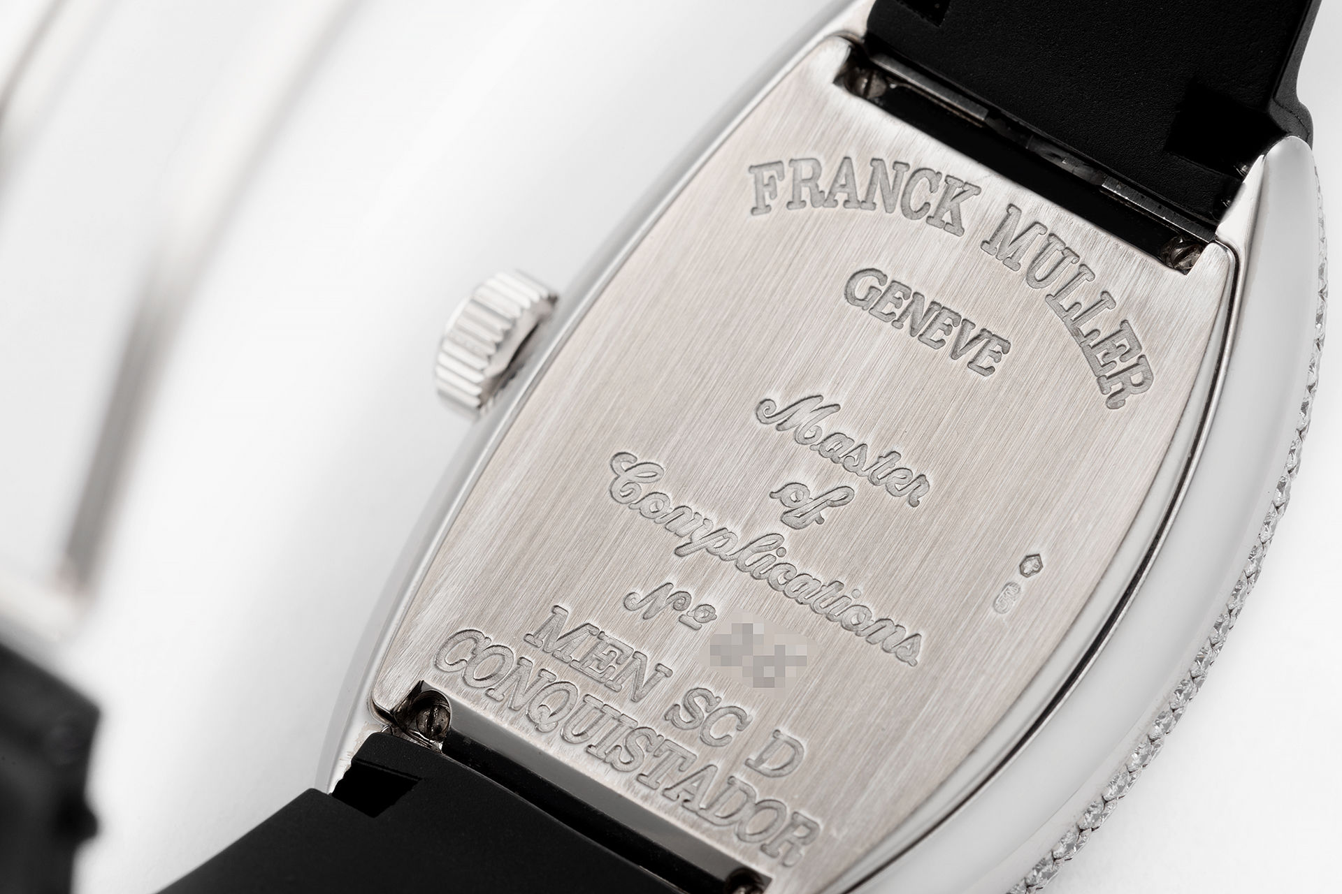 ref 8000 SC D | White Gold Diamond Set | Franck Muller Conquistador