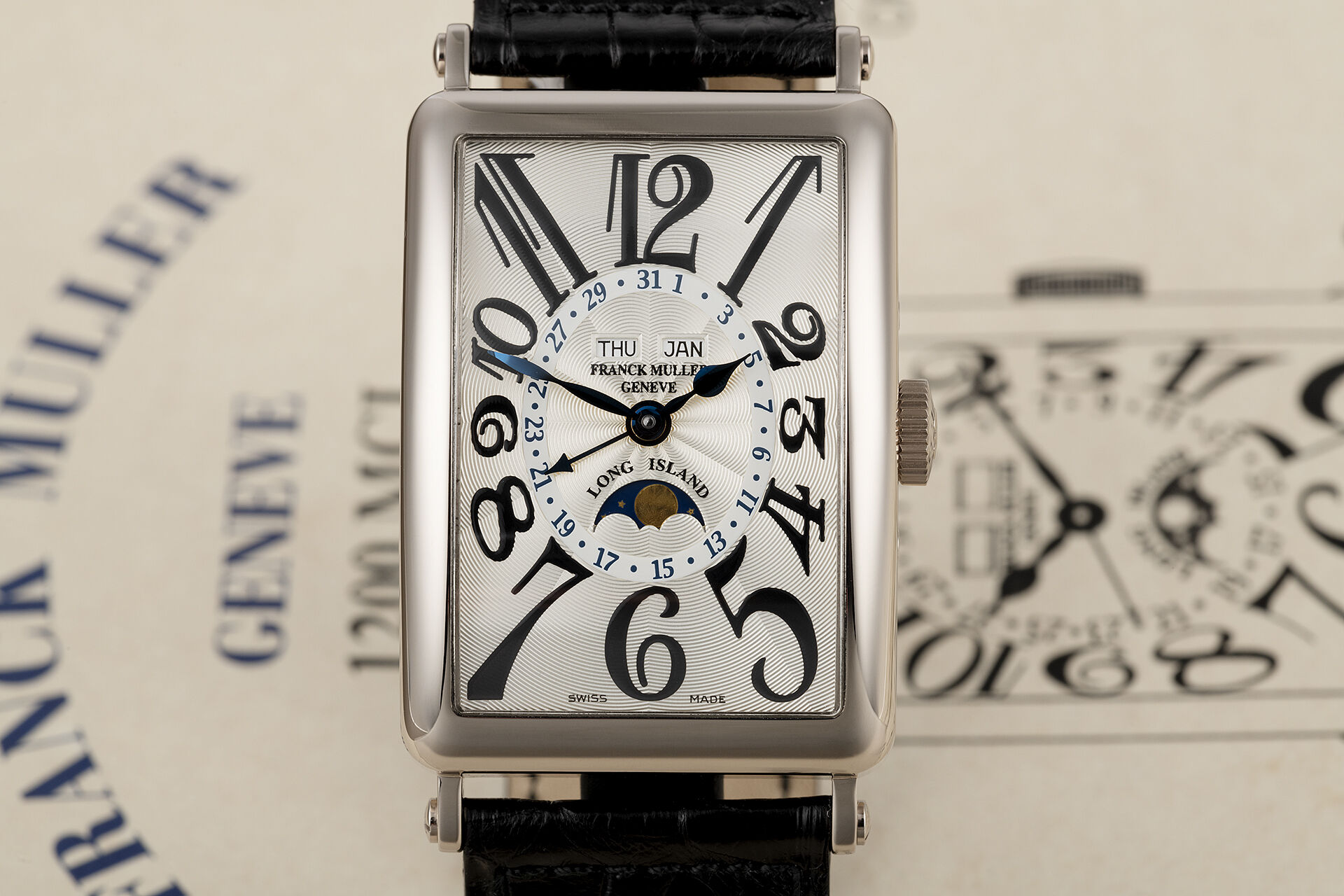 ref 1200 MC L | 18ct White Gold | Franck Muller Long Island