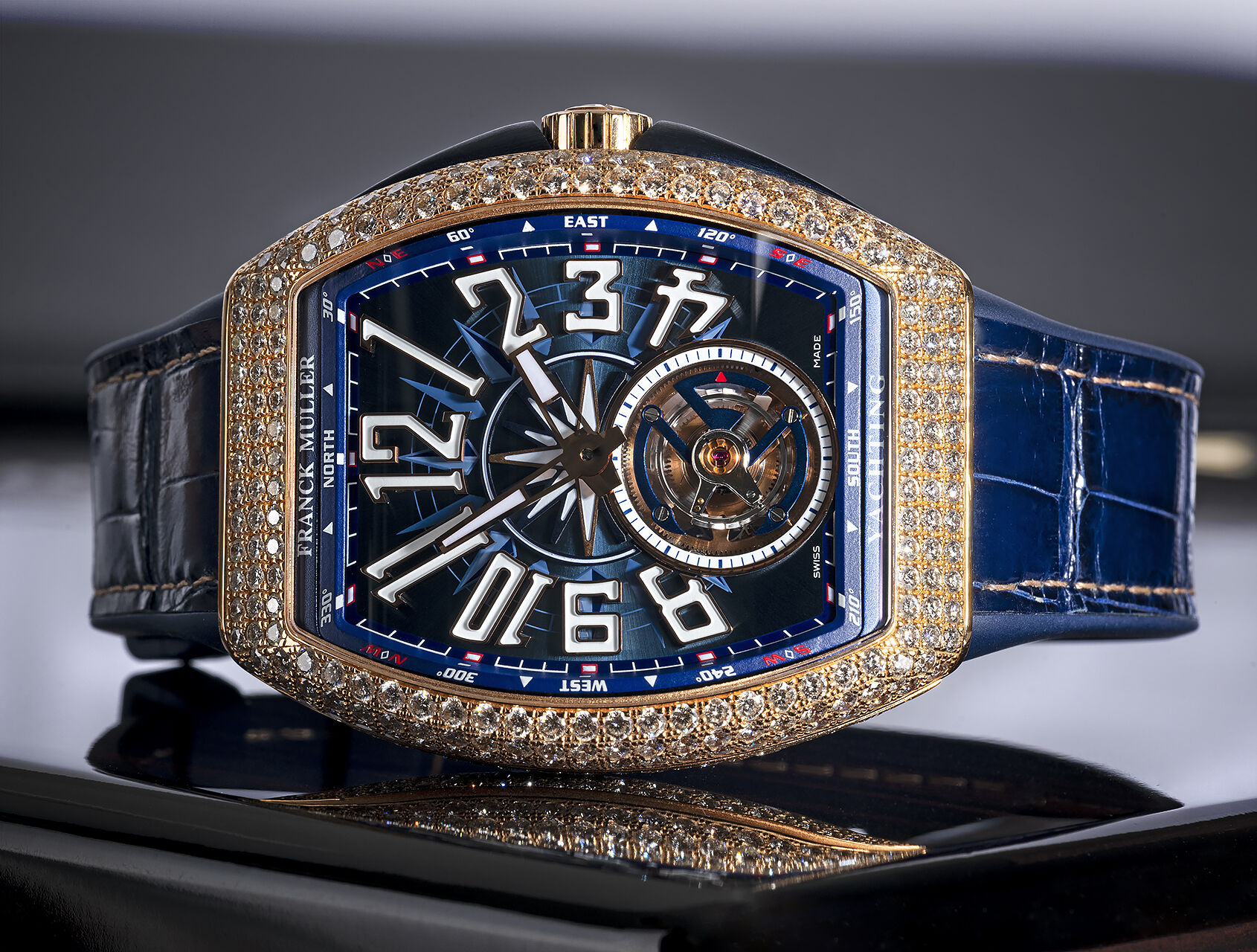 ref 45V T YACHT D BL | Vanguard Yachting Tourbillon | Franck Muller Vanguard Yachting Tourbillon