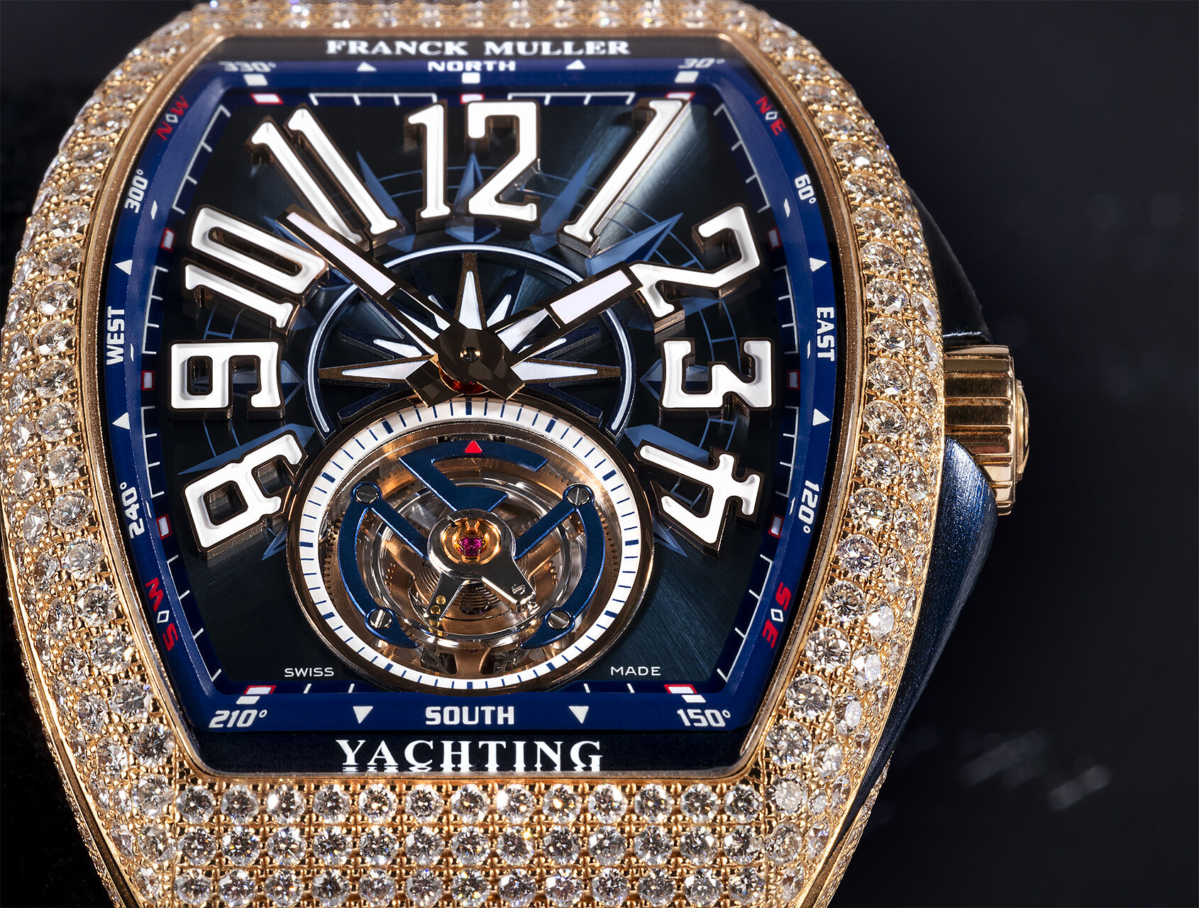 ref 45V T YACHT D BL | Vanguard Yachting Tourbillon | Franck Muller Vanguard Yachting Tourbillon