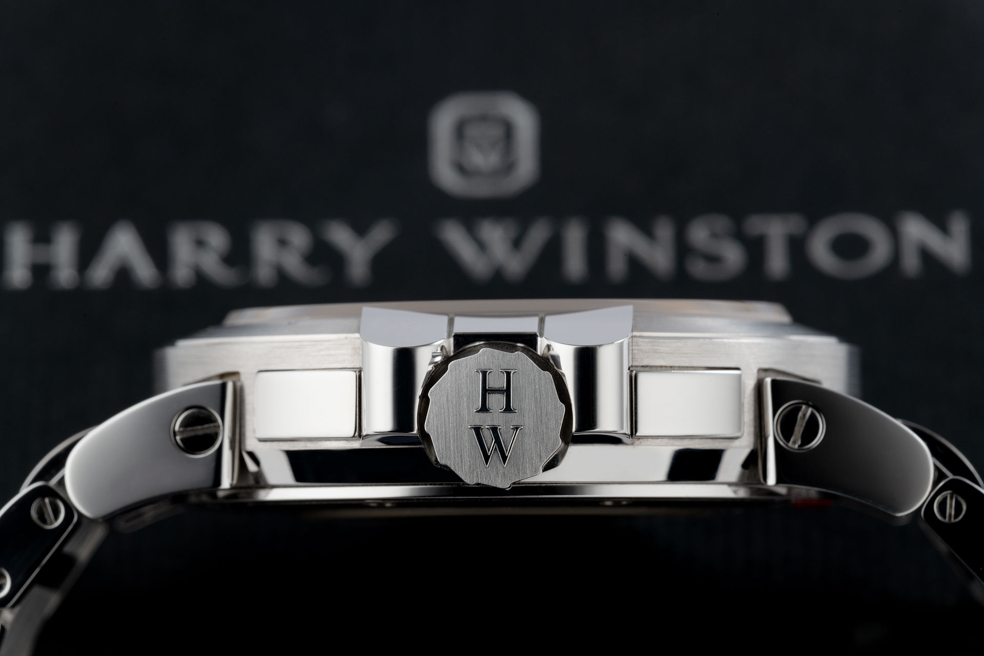 White Gold "Triple Retrograde" | ref 400-mcra44w | Harry Winston Ocean Chronograph