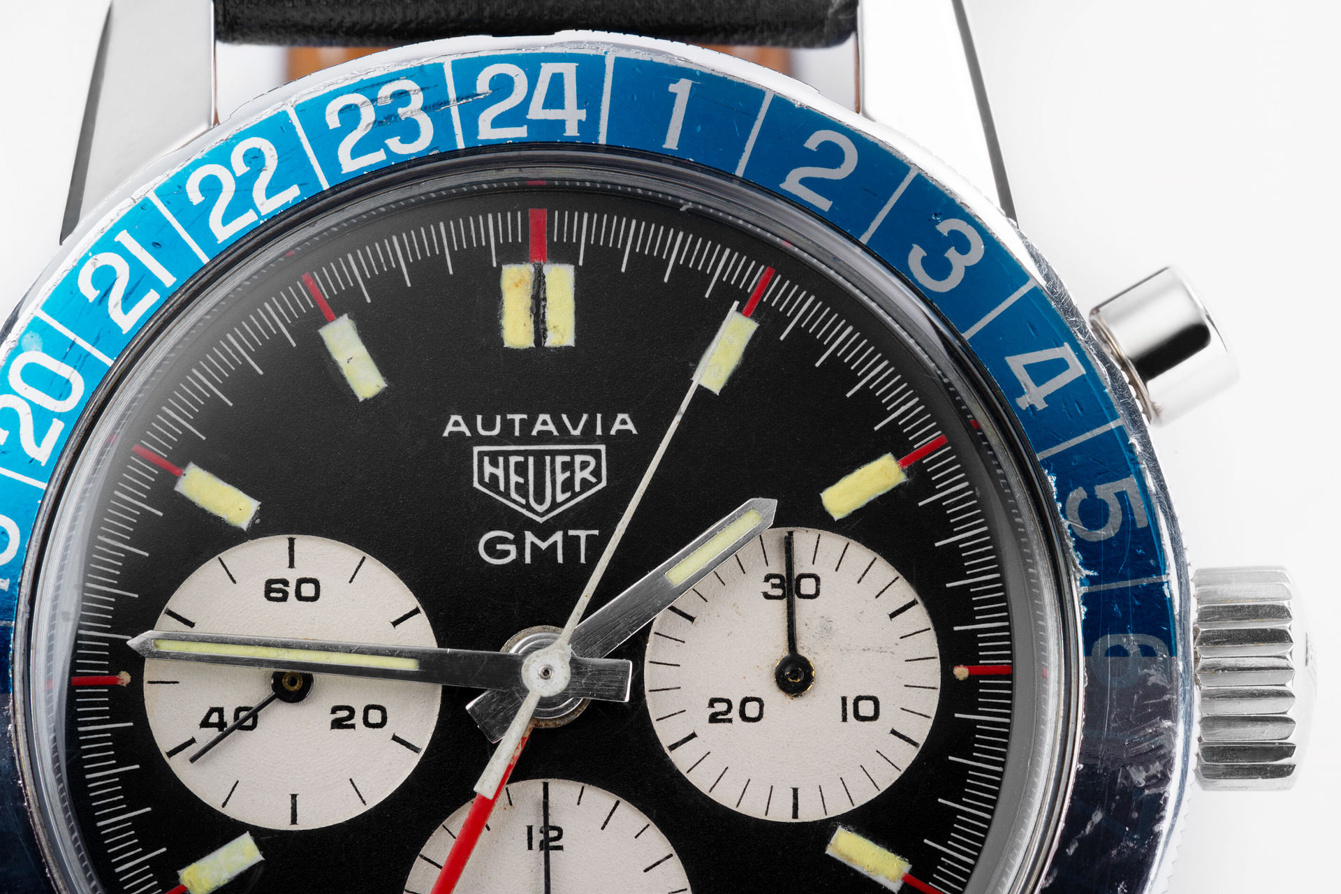 ref 2446C | GMT '1st Series Compressor' | Heuer Autavia