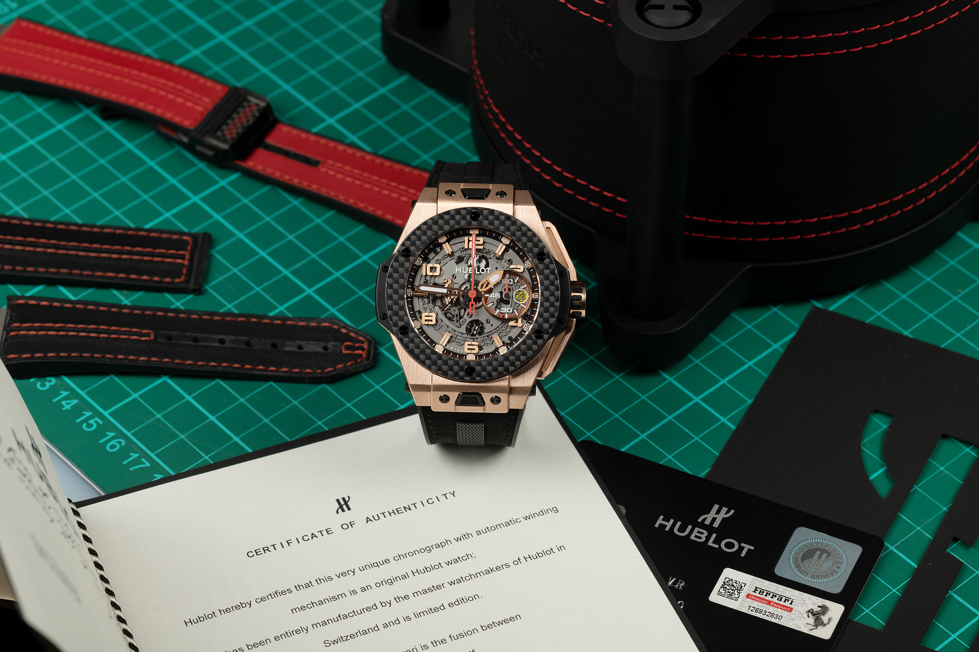 Limited Edition One of 500 | ref 401.00.0123.VR | Hublot Big Bang Unico Ferrari