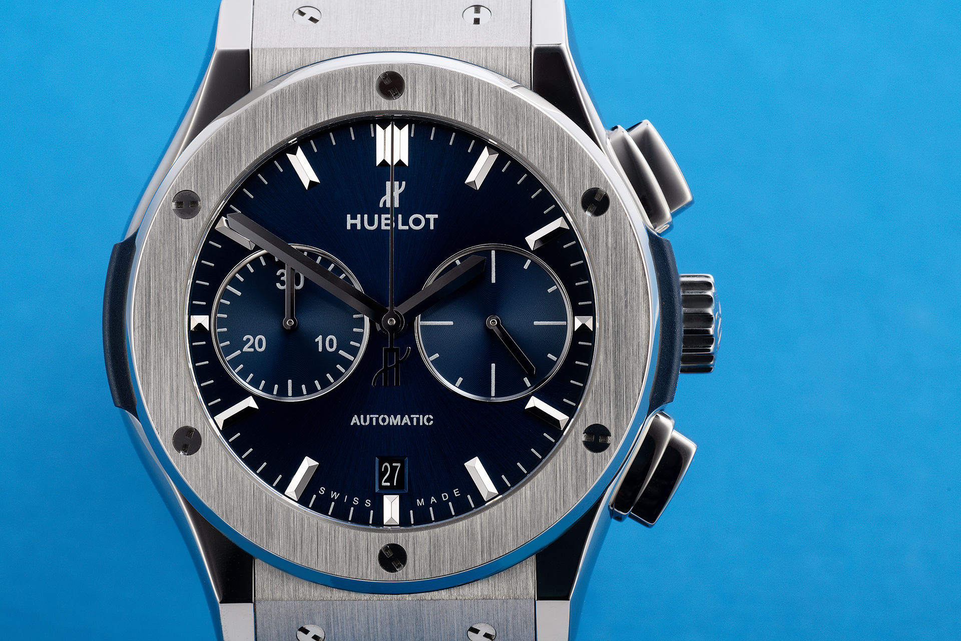 ref 521.NX.7170.LR | Titanium 'Box & Papers' | Hublot Classic Fusion Chrono