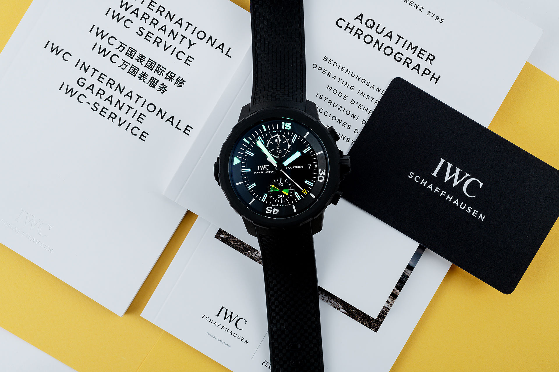 ref IW379502 | Brand New Unworn 'Special Edition' | IWC Aquatimer Chronograph Edition “Galapagos Islands”