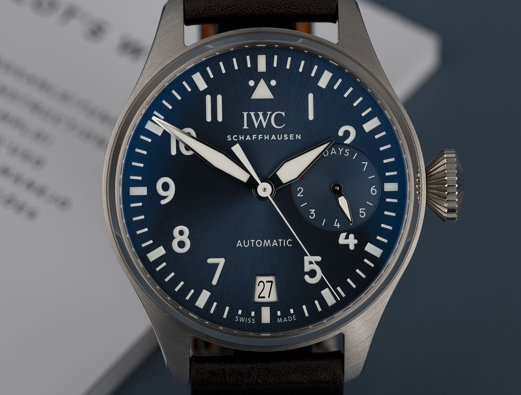 ref IW501002 | 46mm 'Automatic' | IWC Big Pilot