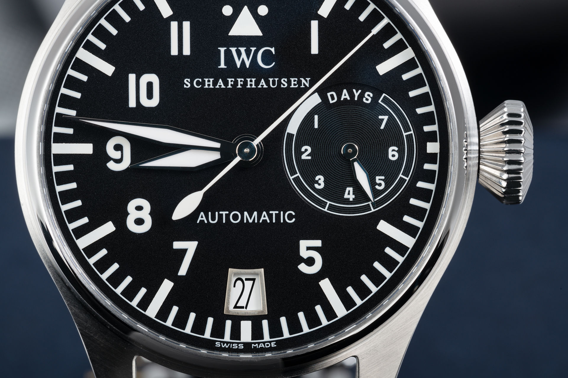 ref 5002 | Fish Crown 'Serviced by IWC' | IWC Big Pilot