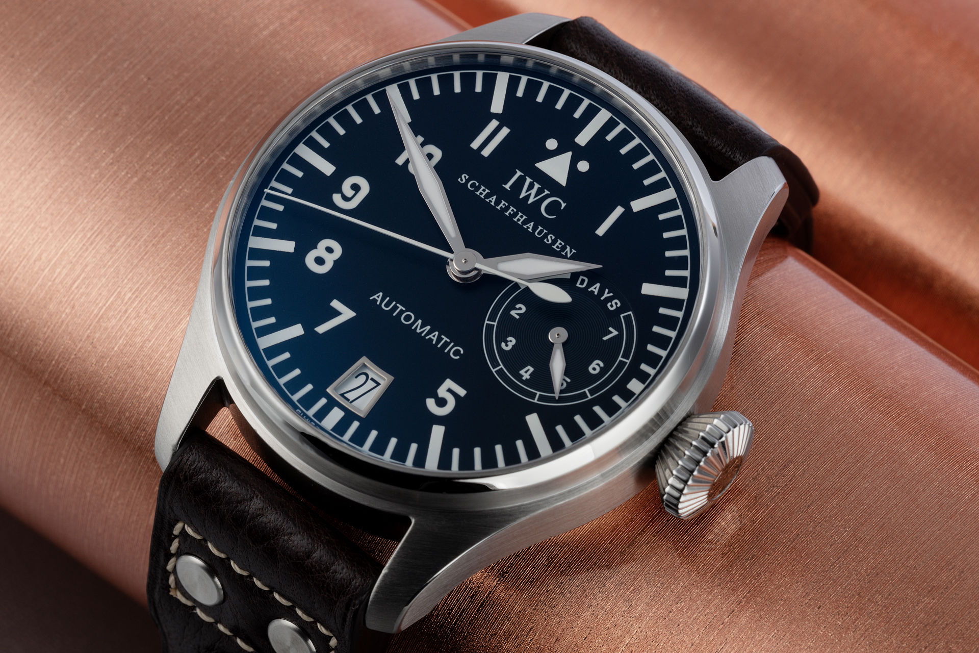 ref 5002 | Fish Crown 'Serviced by IWC' | IWC Big Pilot