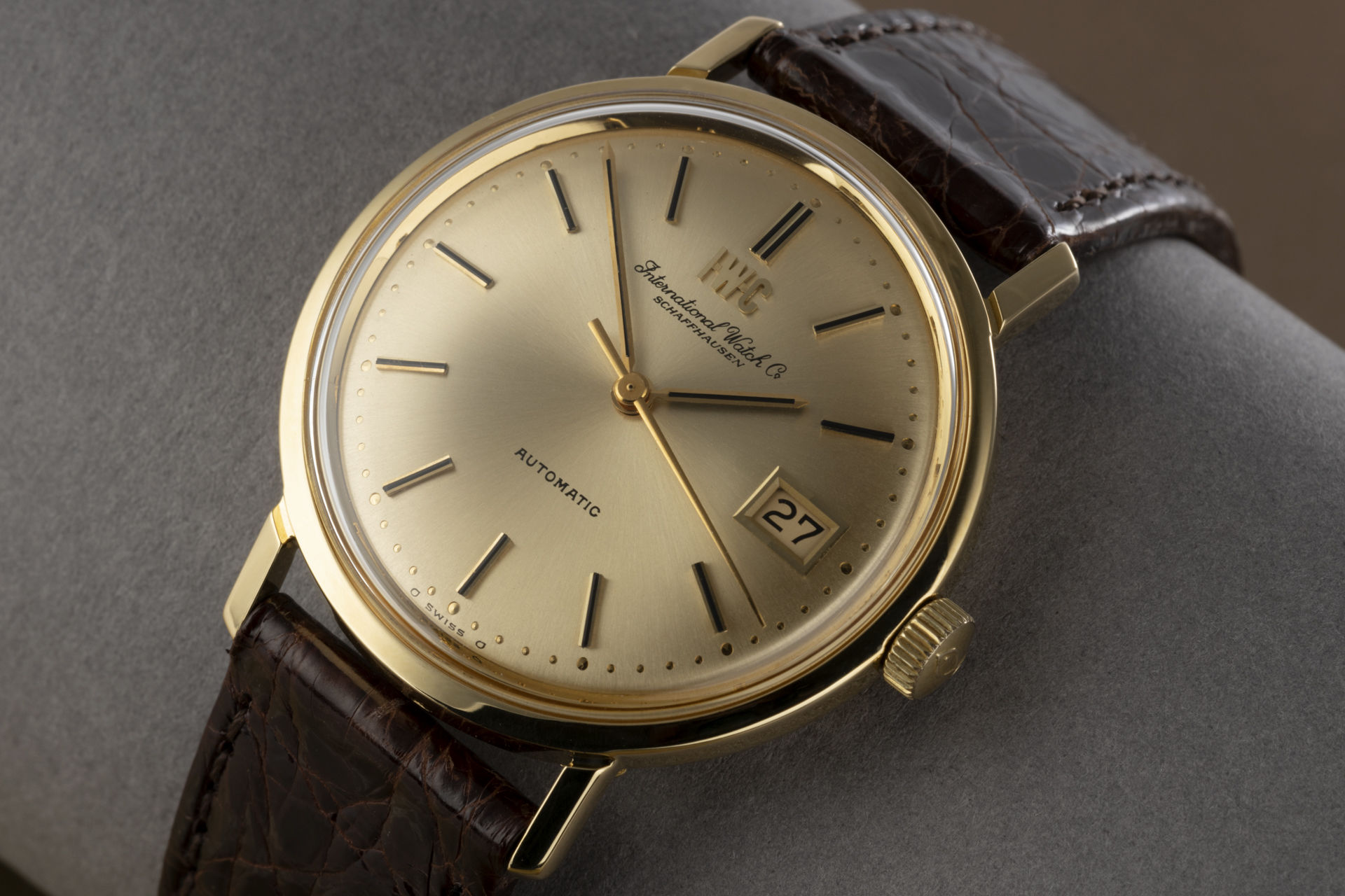 ref 1818 | Yellow Gold 'Original Box'  | IWC Vintage Automatic