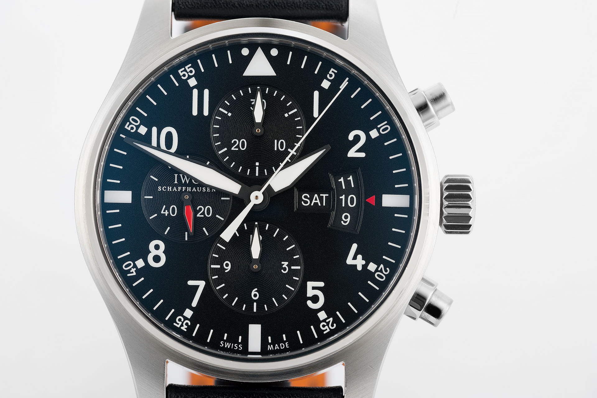 ref IW377701 | 43mm 'Discontinued Model' | IWC Pilot's Chronograph