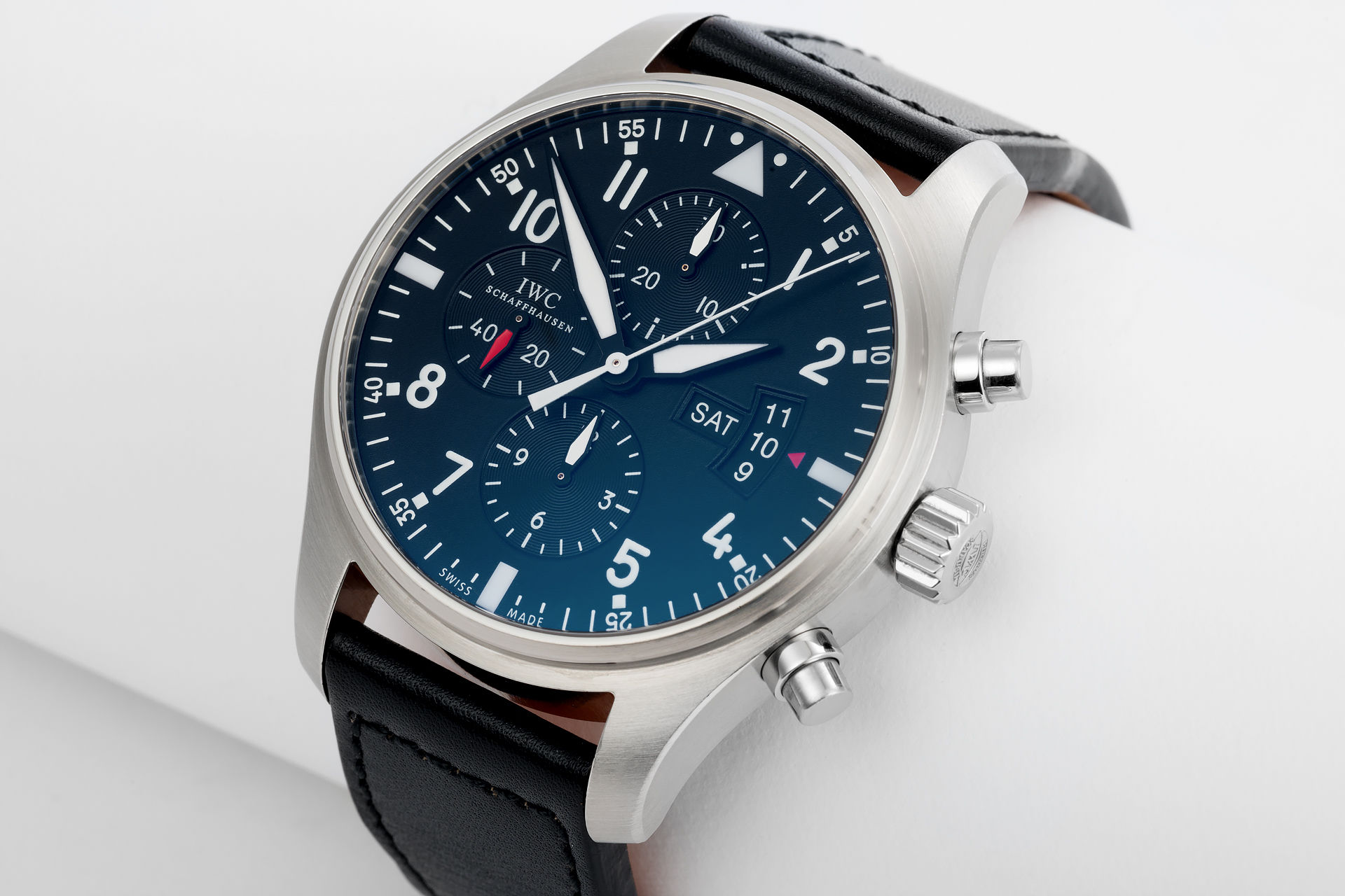 ref IW377701 | 43mm 'Discontinued Model' | IWC Pilot's Chronograph