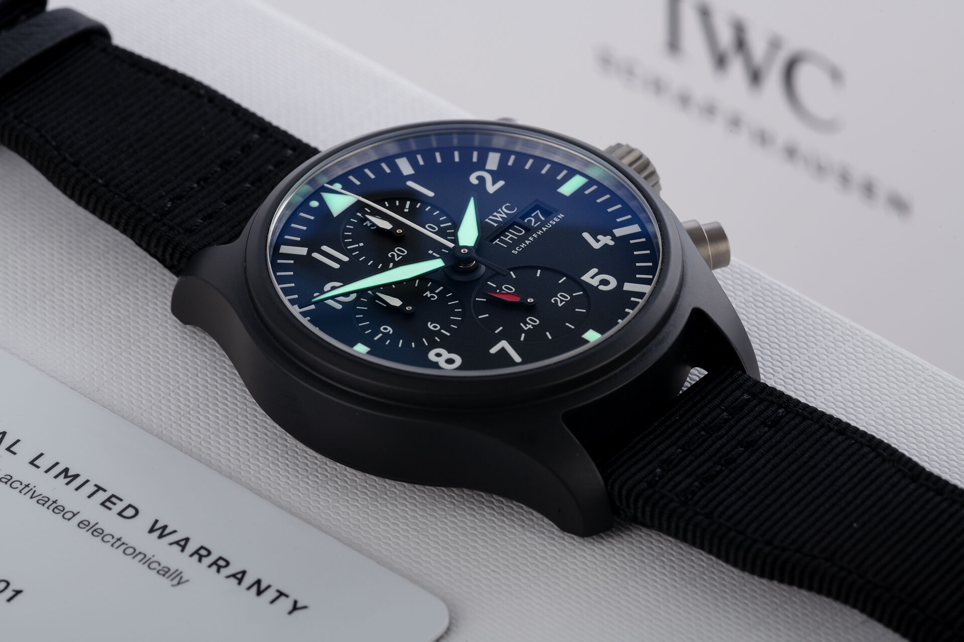 ref IW389101 | 44.5mm Ceramic Case | IWC Pilot's Chronograph