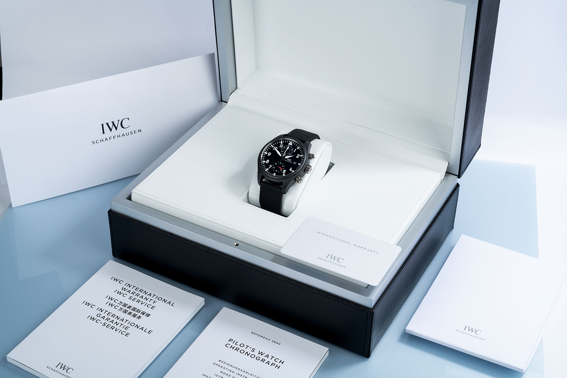 ref IW389001 | Ceramic 'Complete Set' | IWC Pilot's Chronograph