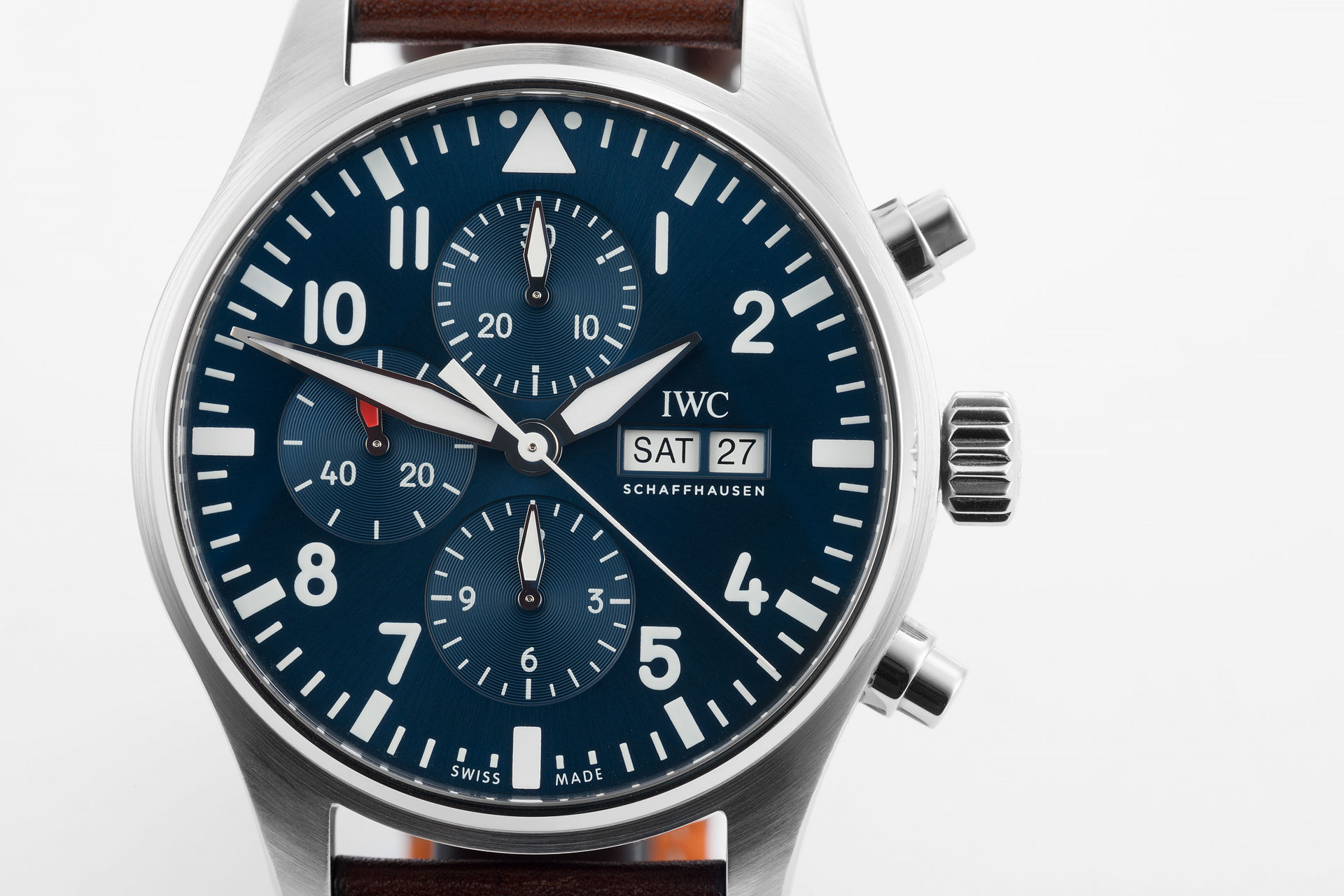 ref IW377714 | 43mm Pilots Chrono 'Full Set'  | IWC Pilot's Watch Chronograph