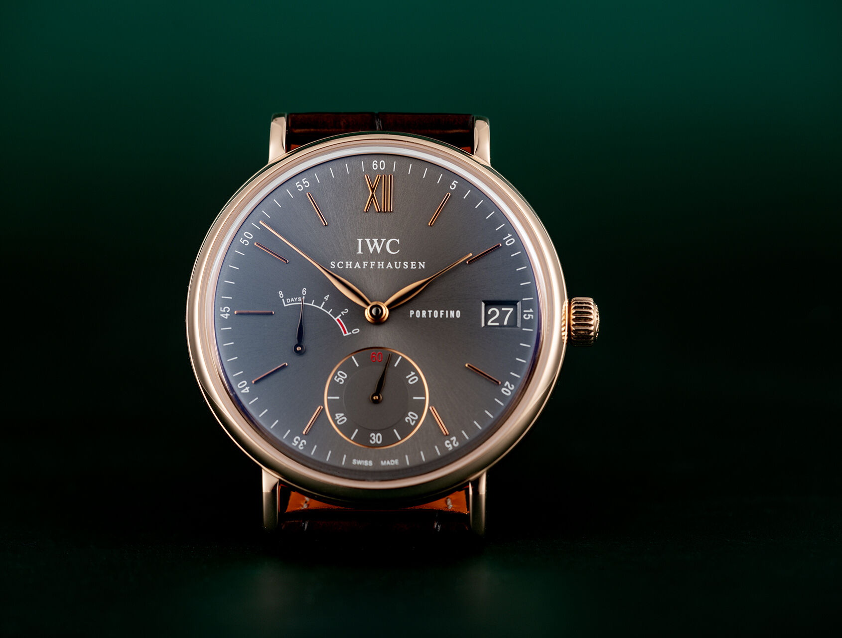 ref IW510104 | 'Hand-Wound - 8 Day Power–Reserve' | IWC Portofino