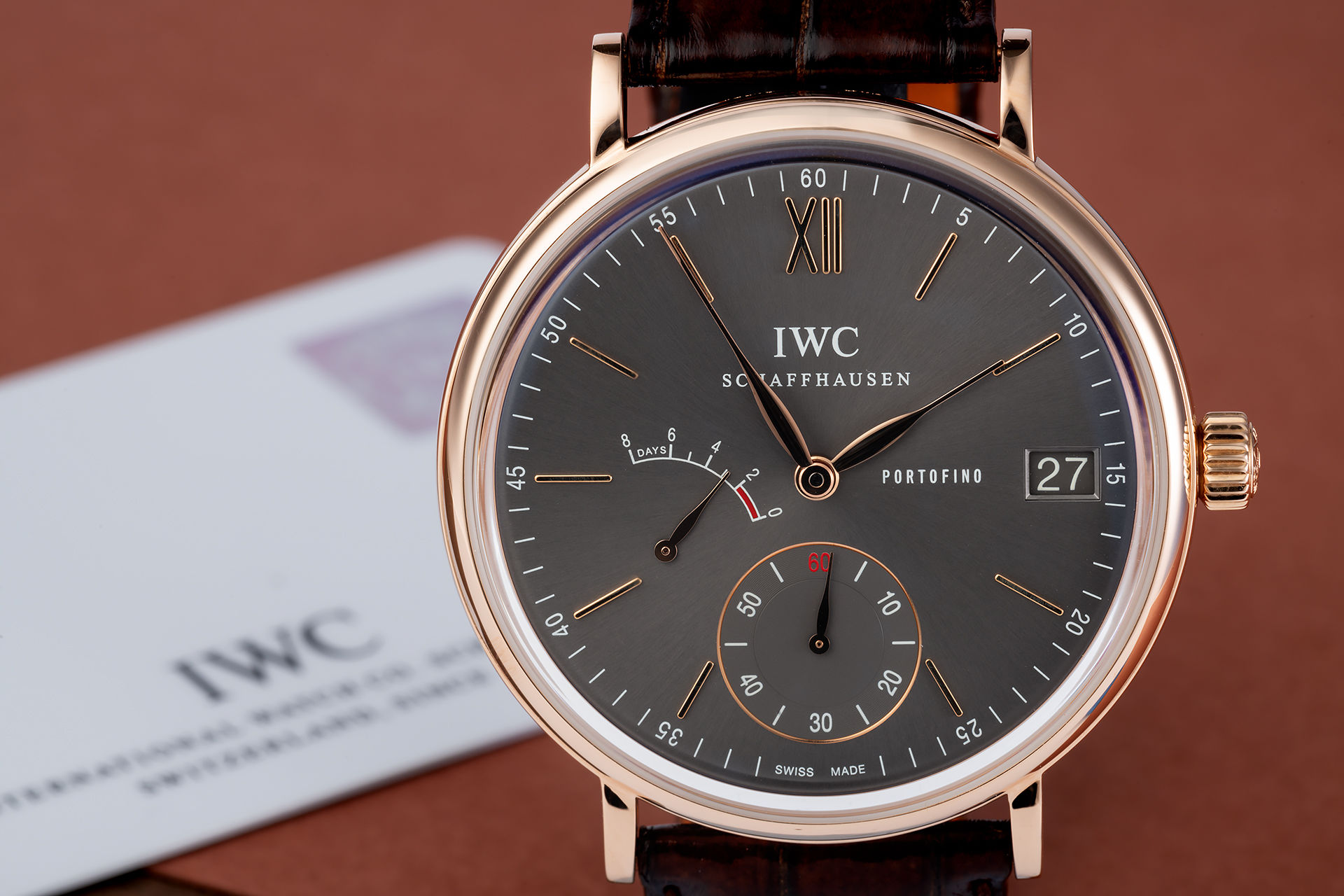 ref IW510104 | Rose Gold 'Power Reserve' | IWC Portofino