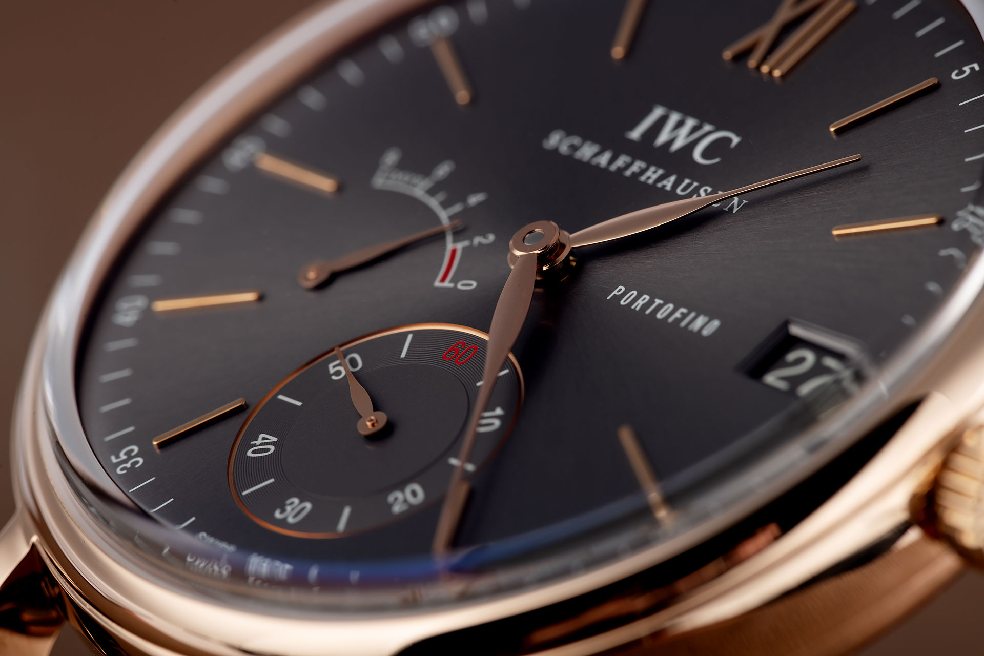 ref IW510104 | Rose Gold 'Power Reserve' | IWC Portofino