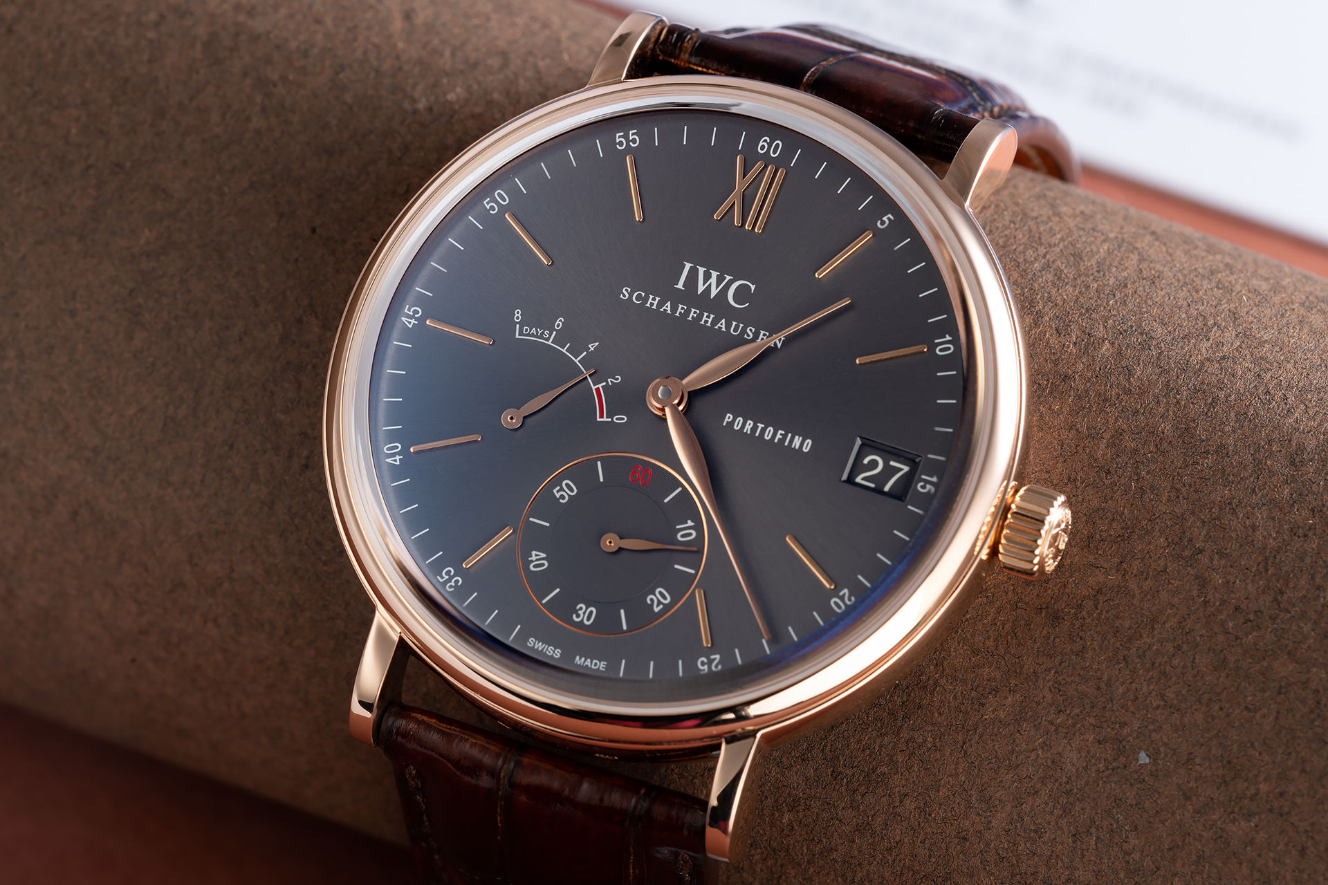 ref IW510104 | Rose Gold 'Power Reserve' | IWC Portofino