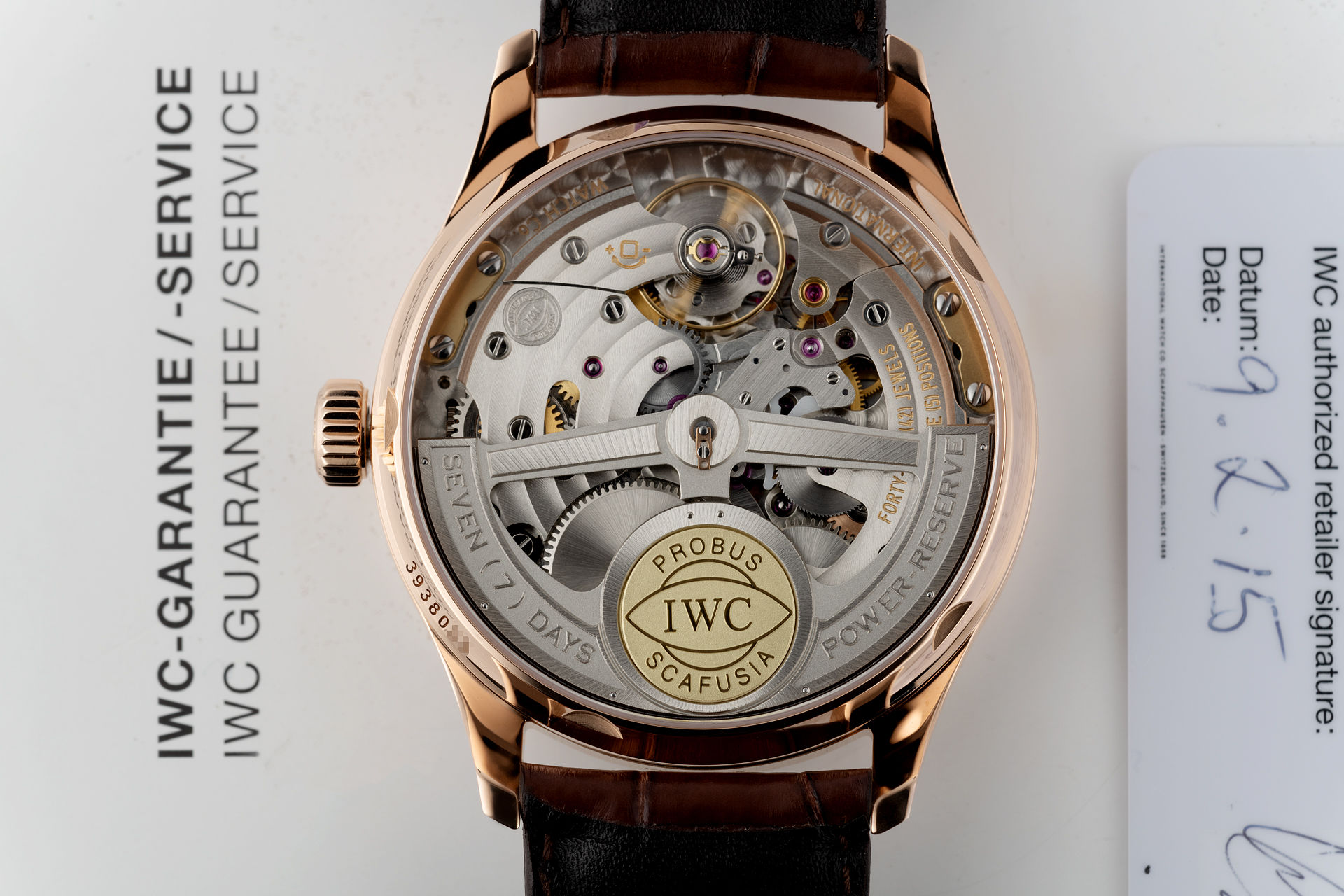 ref IW500701 | Red Gold 42mm 'Full Set' | IWC Portugieser