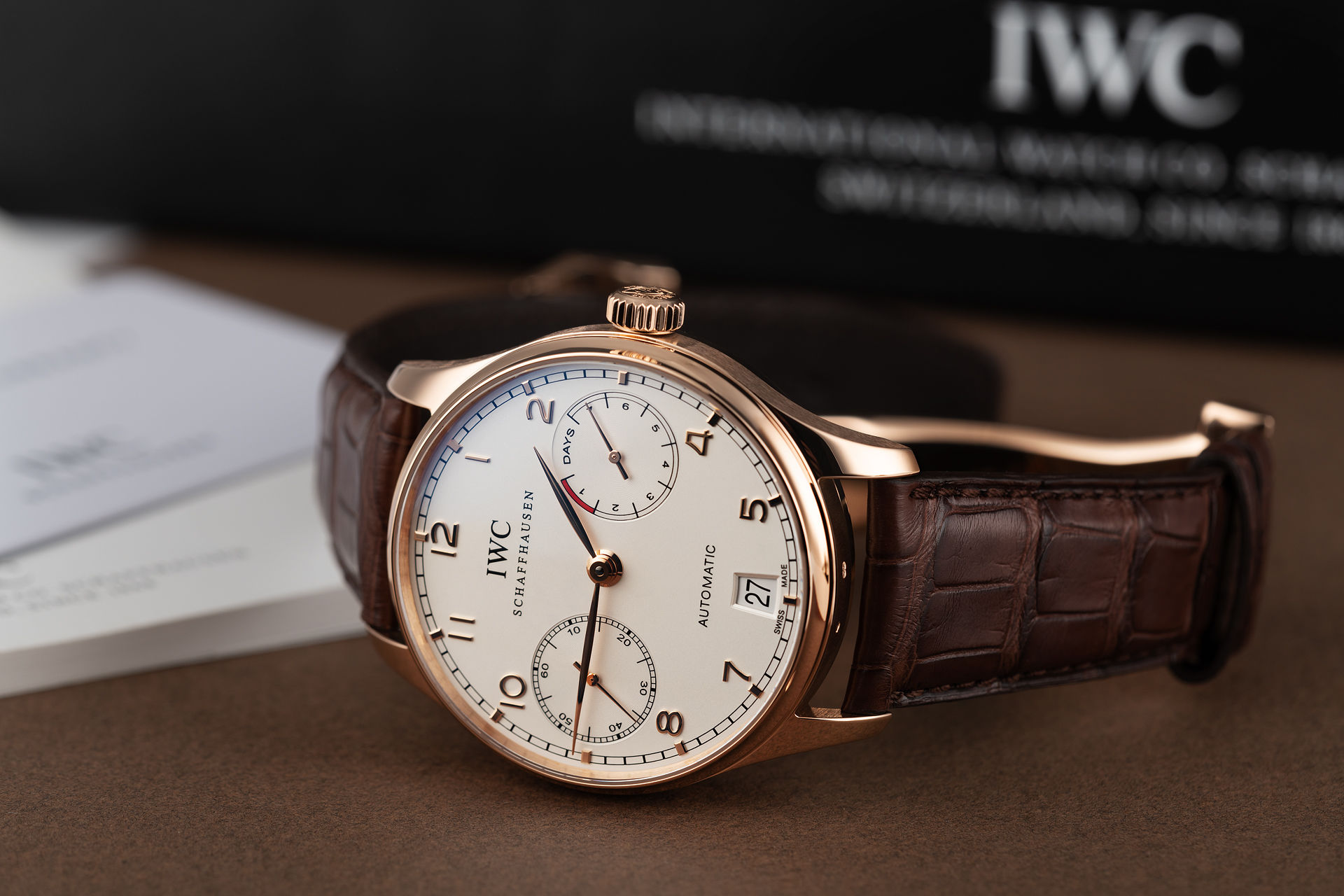 ref IW500701 | Red Gold 42mm 'Full Set' | IWC Portugieser