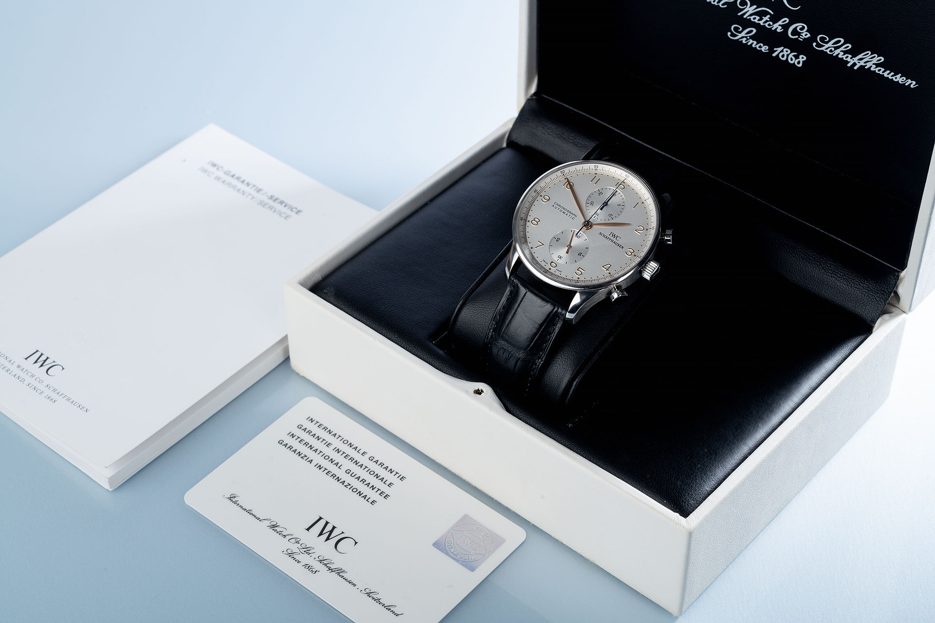 ref IW371445 | 'Box & Certificate' | IWC Portuguese