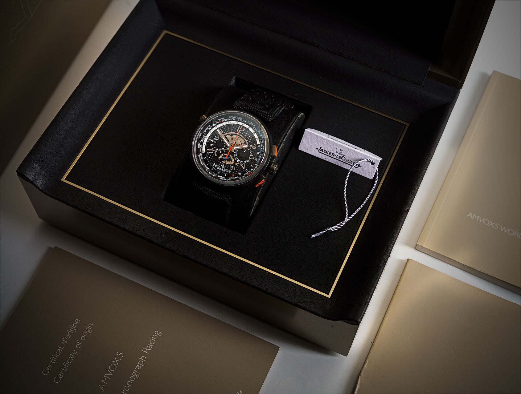 ref JLQ193J430 | Aston Martin - Limited Edition | Jaeger LeCoultre AMOX5 World Chronograph Racing