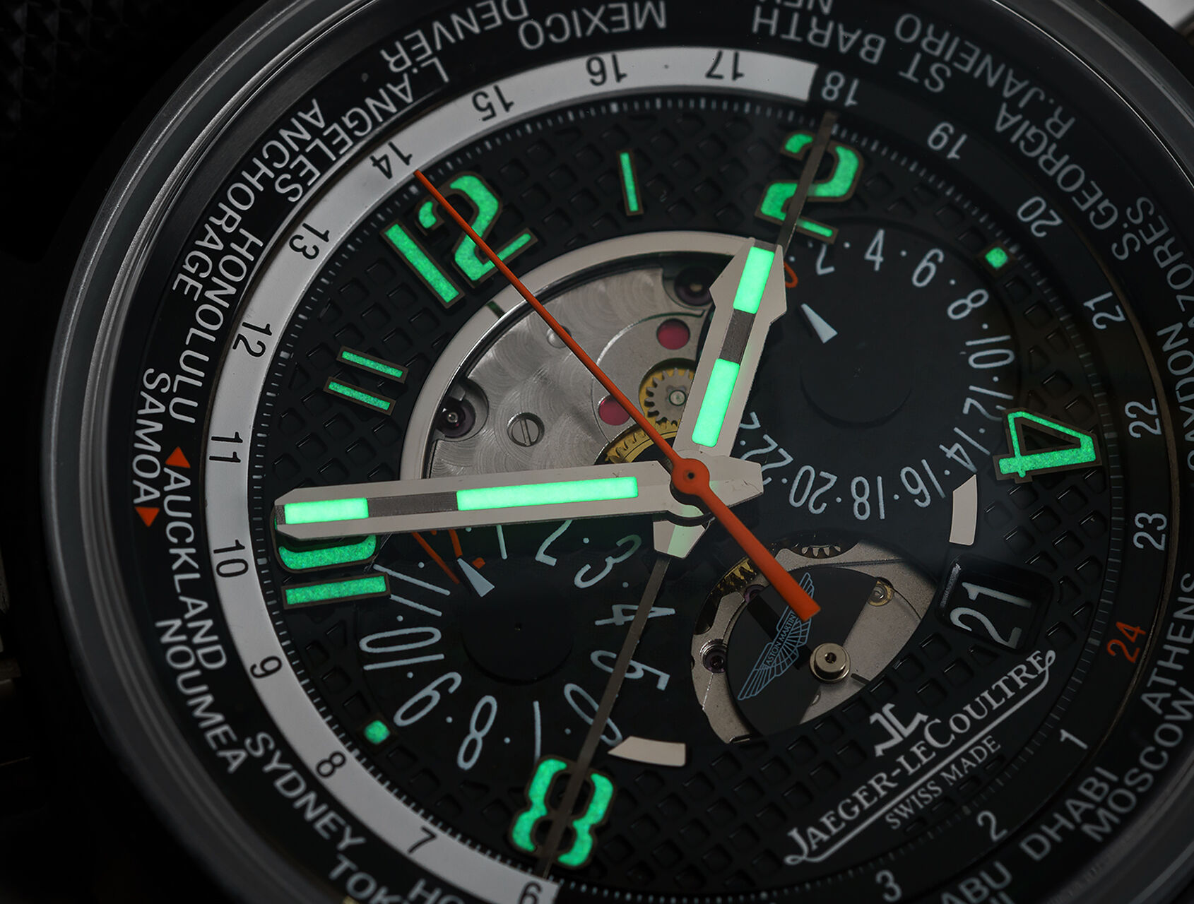 ref JLQ193J430 | Aston Martin - Limited Edition | Jaeger LeCoultre AMOX5 World Chronograph Racing