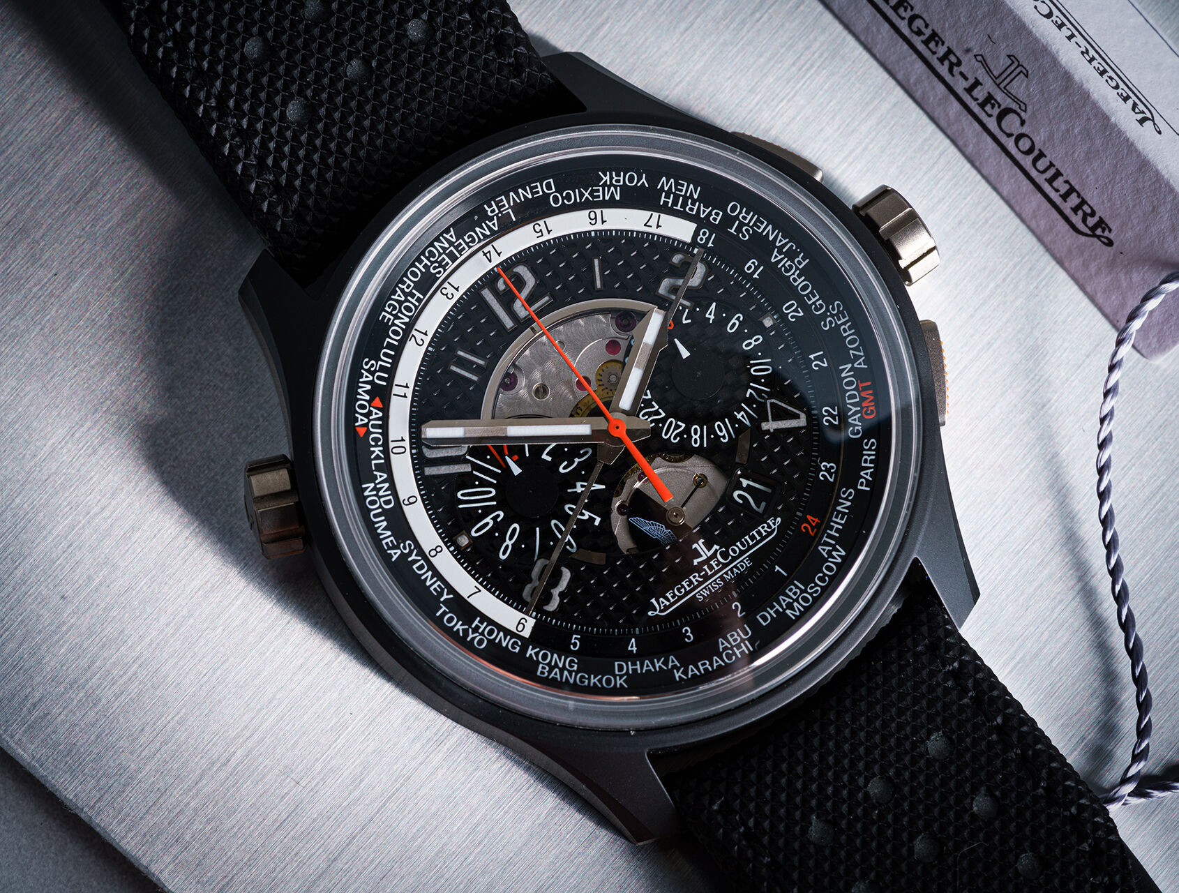 ref JLQ193J430 | Aston Martin - Limited Edition | Jaeger LeCoultre AMOX5 World Chronograph Racing
