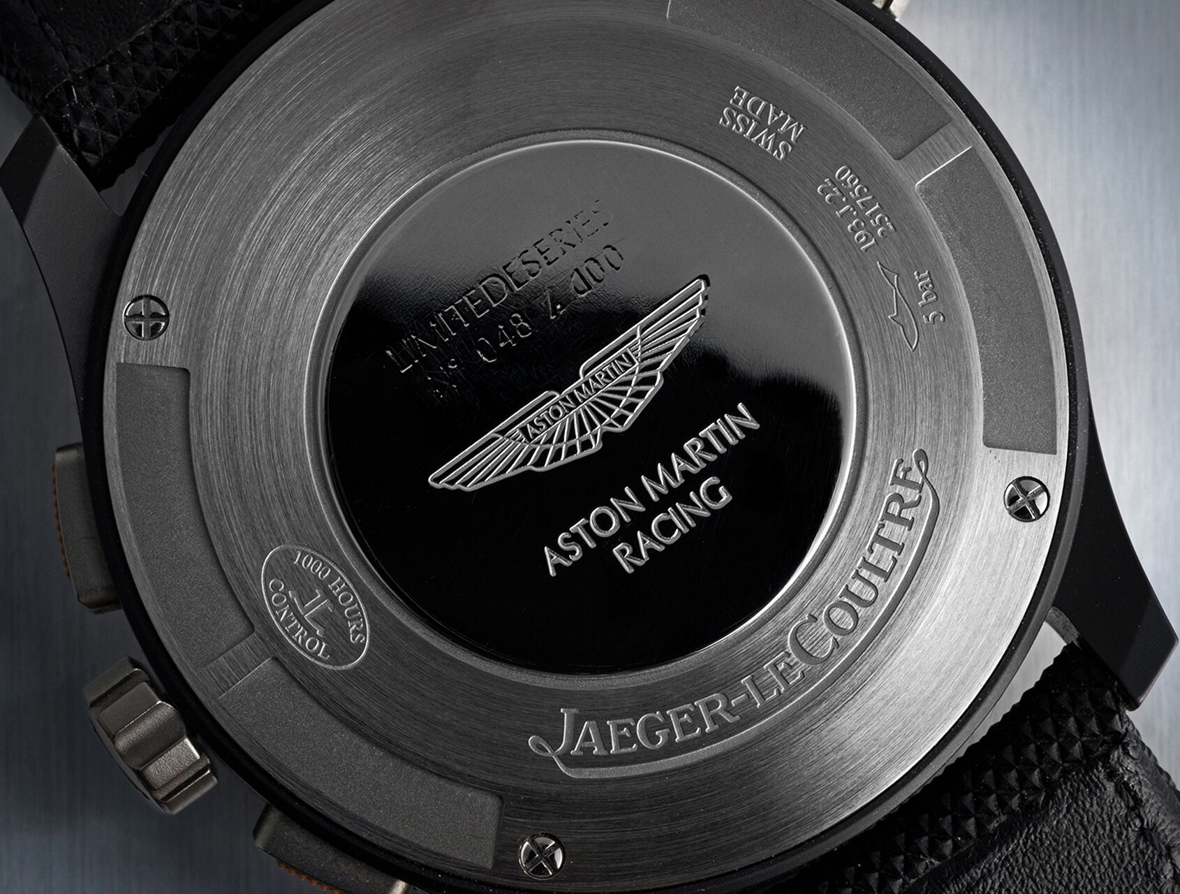 ref JLQ193J430 | Aston Martin - Limited Edition | Jaeger LeCoultre AMOX5 World Chronograph Racing