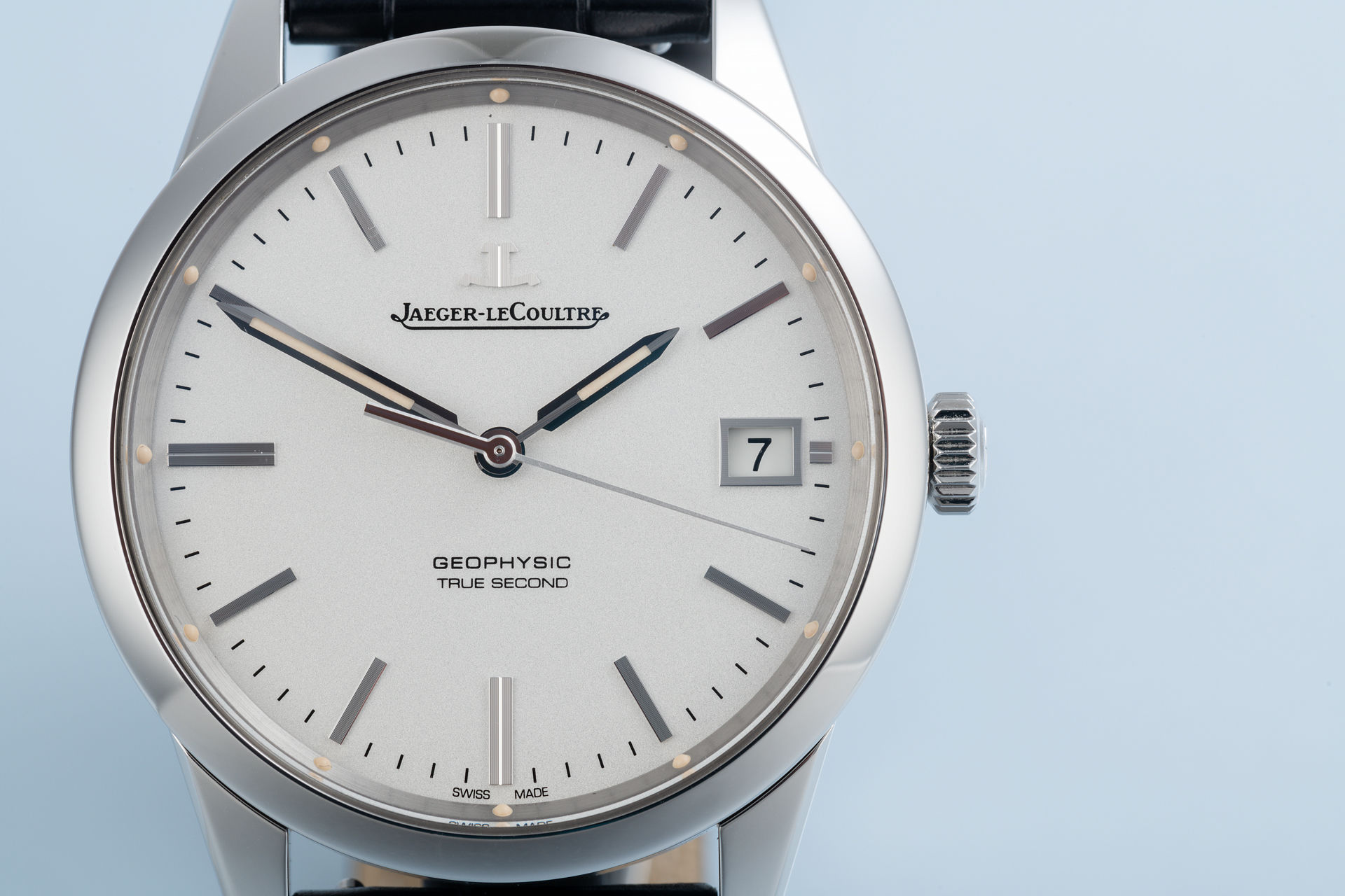 ref Q8018420 | 'Jumping Dead-Seconds' | Jaeger-leCoultre Geophysic True Second