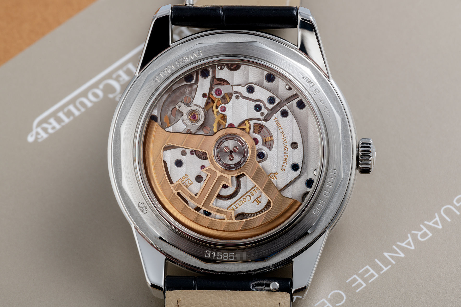 ref Q8018420 | 'Jumping Dead-Seconds' | Jaeger-leCoultre Geophysic True Second