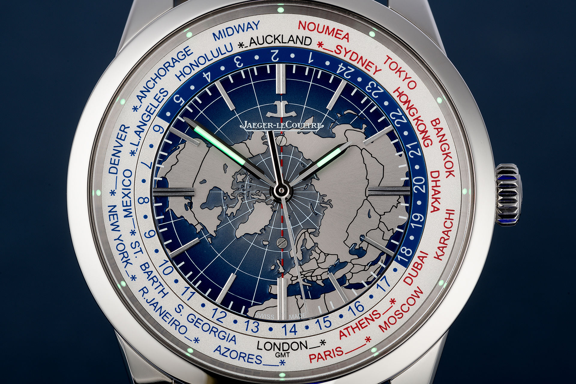 ref Q8108420 | 'True Second' Full Set | Jaeger-leCoultre Geophysic Universal Time