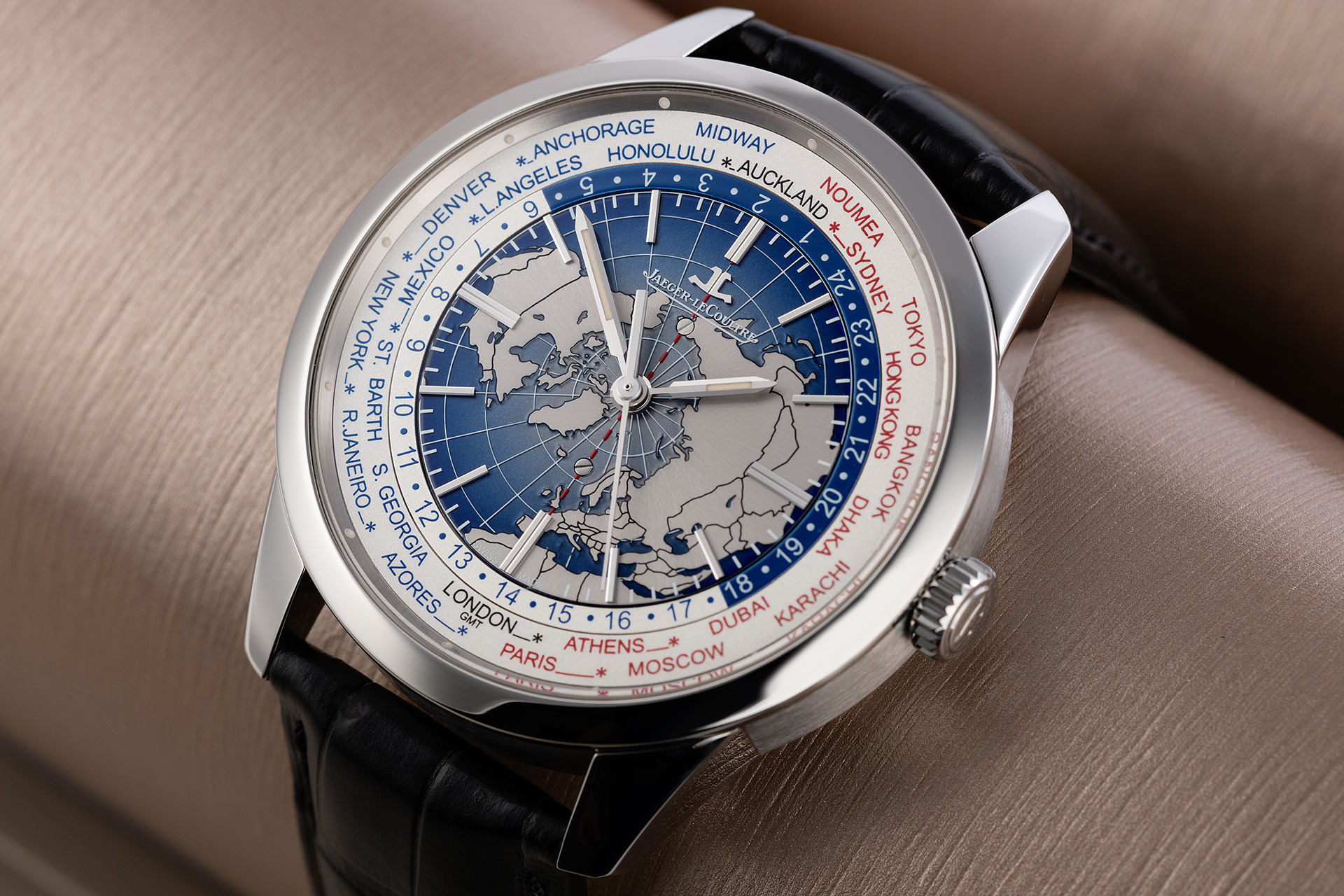 ref Q8108420 | 'True Second' Full Set | Jaeger-leCoultre Geophysic Universal Time