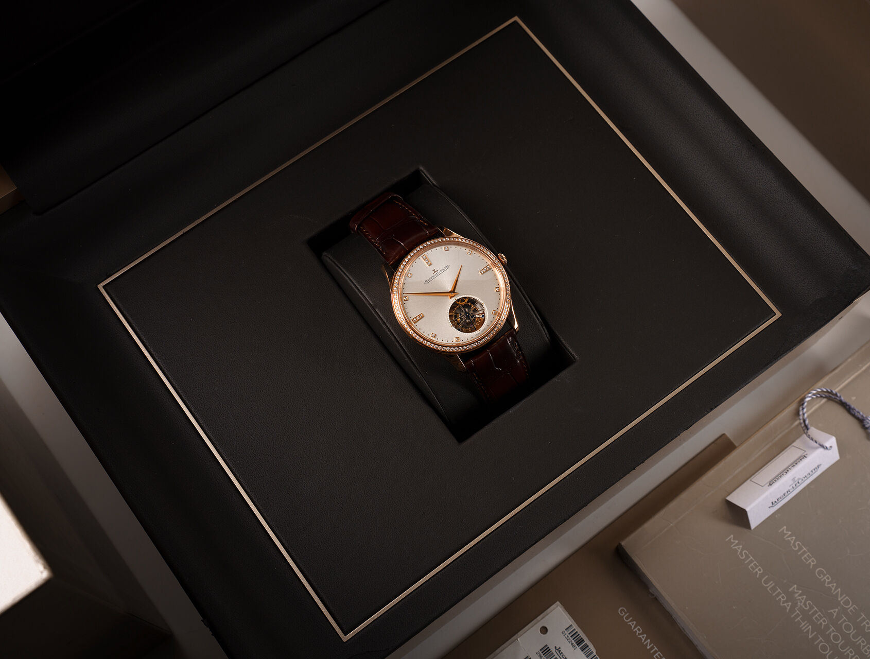 ref Q1322401 | Q1322401 - Rose Gold Tourbillon | Jaeger-leCoultre Jaeger-LeCoultre Master Ultra Thin Tourbillon