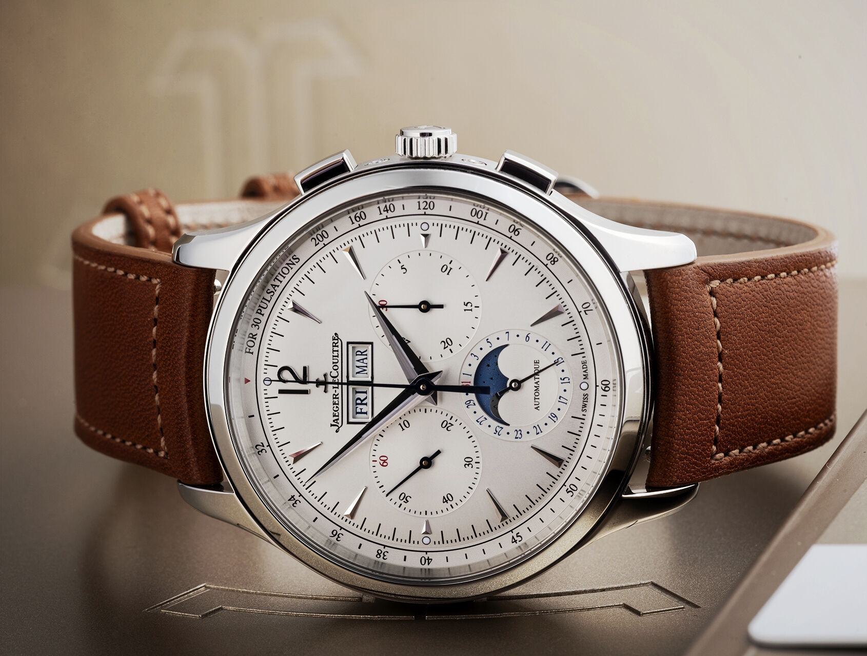 ref Q4138420 | Master Control chronograph calendar | Jaeger-leCoultre Master Control chronograph calendar 