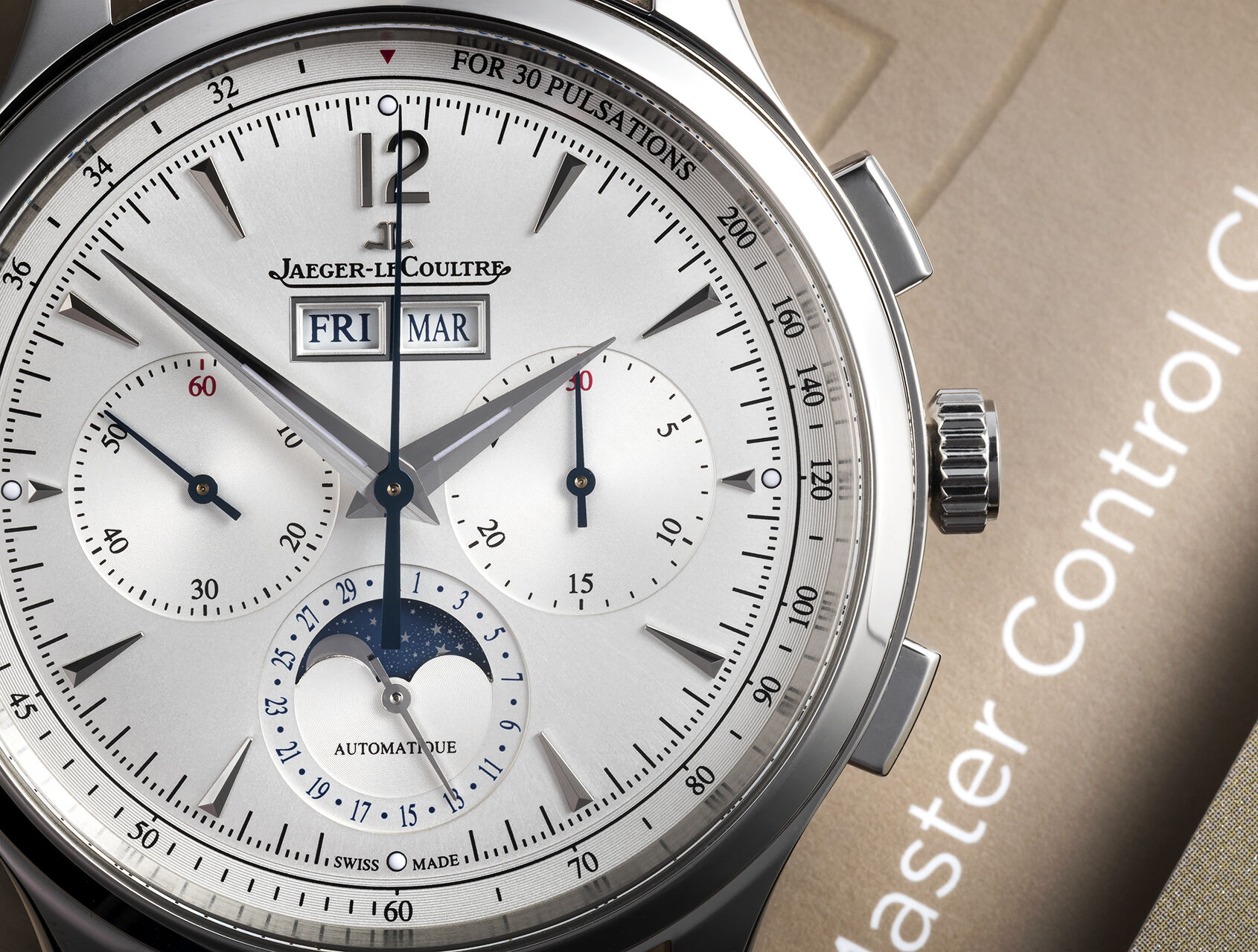 ref Q4138420 | Master Control chronograph calendar | Jaeger-leCoultre Master Control chronograph calendar 