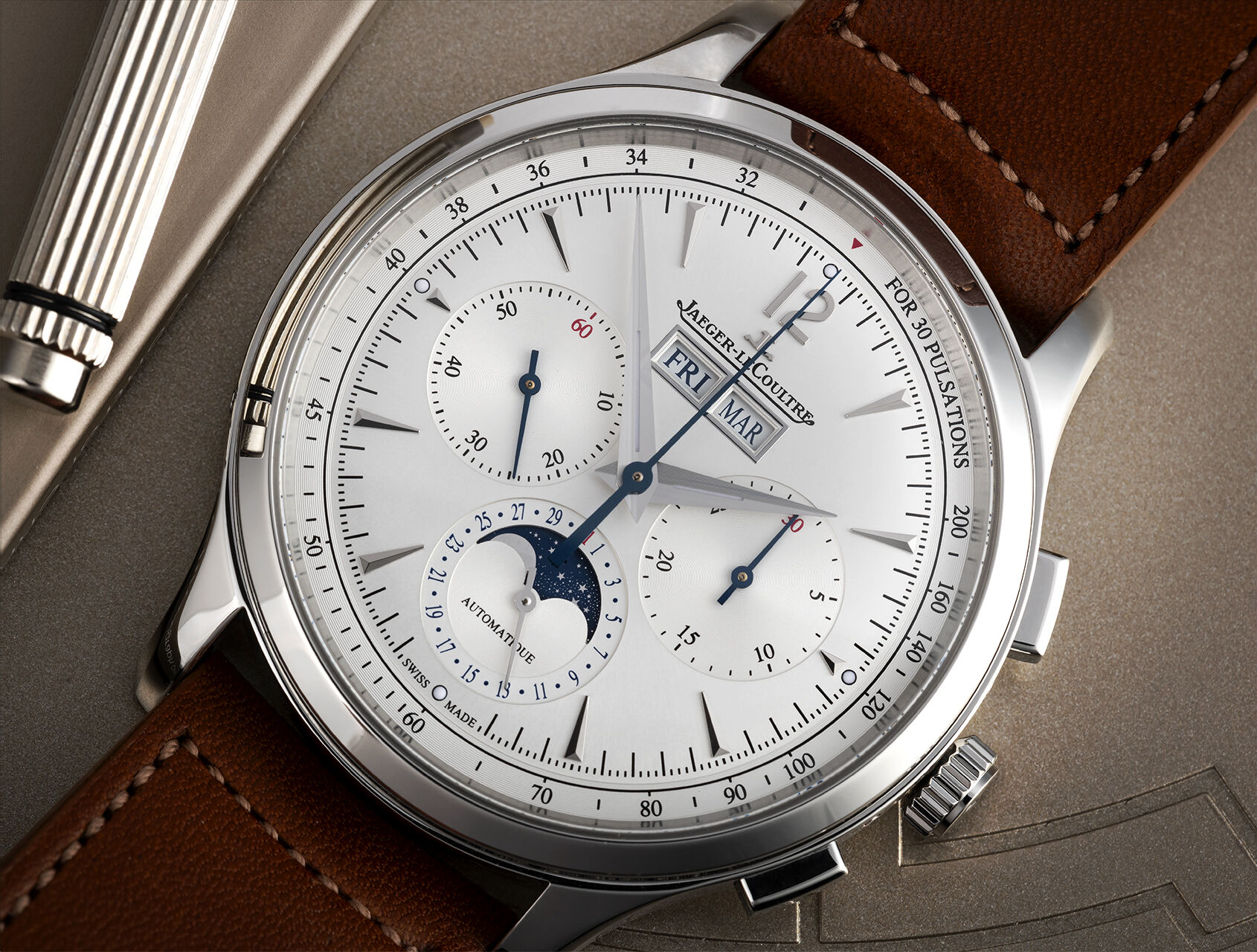 ref Q4138420 | Master Control chronograph calendar | Jaeger-leCoultre Master Control chronograph calendar 