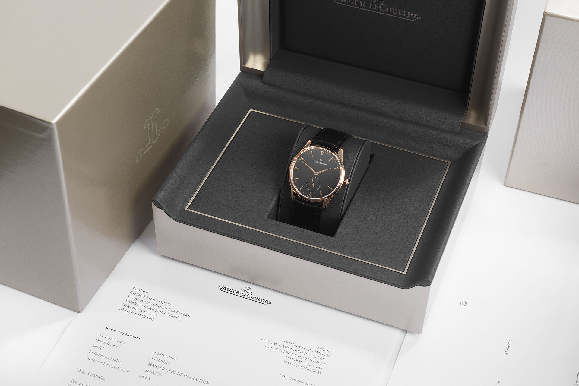 ref 1352520 | Large Rose Gold 'Under JLC Warranty' | Jaeger-leCoultre Master Grande Ultra Thin