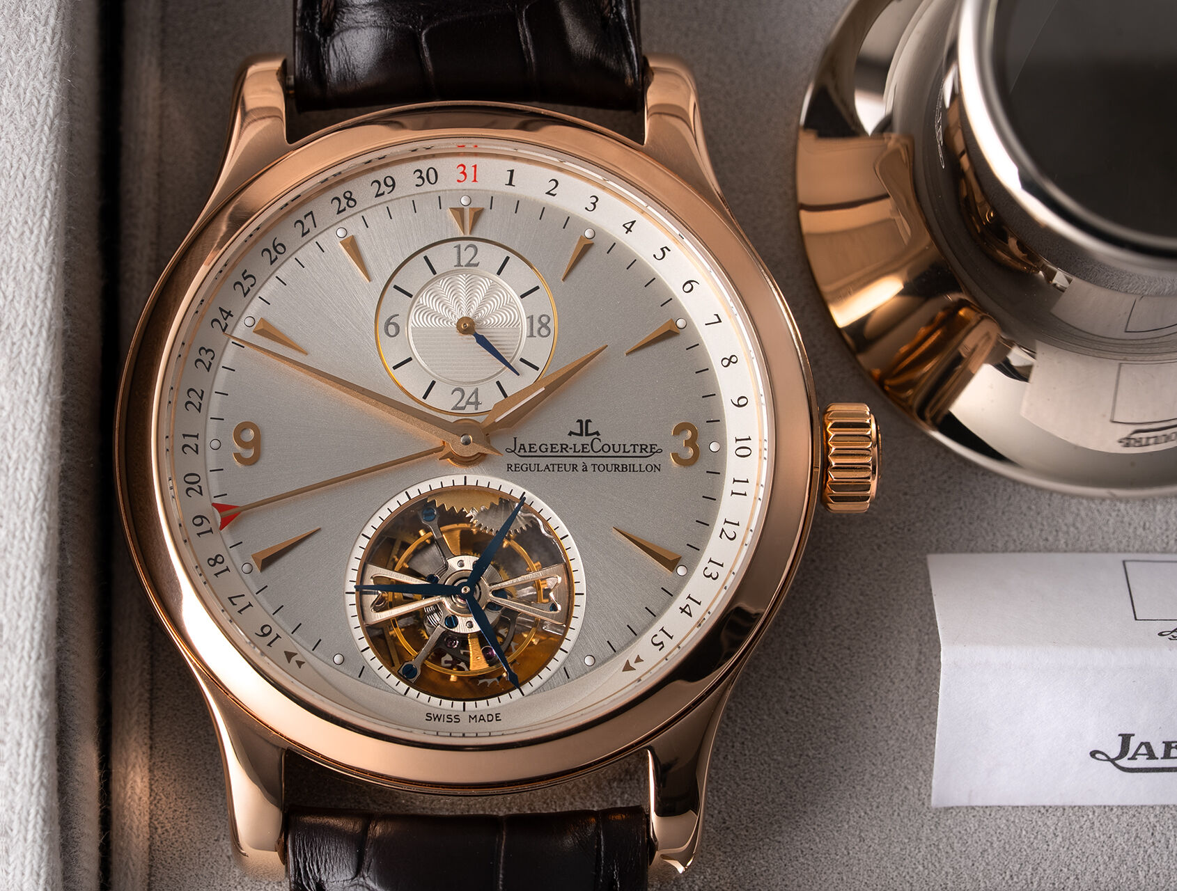 ref Q1652420 | Q1652420 - Rose Gold | Jaeger-leCoultre Master Tourbillon