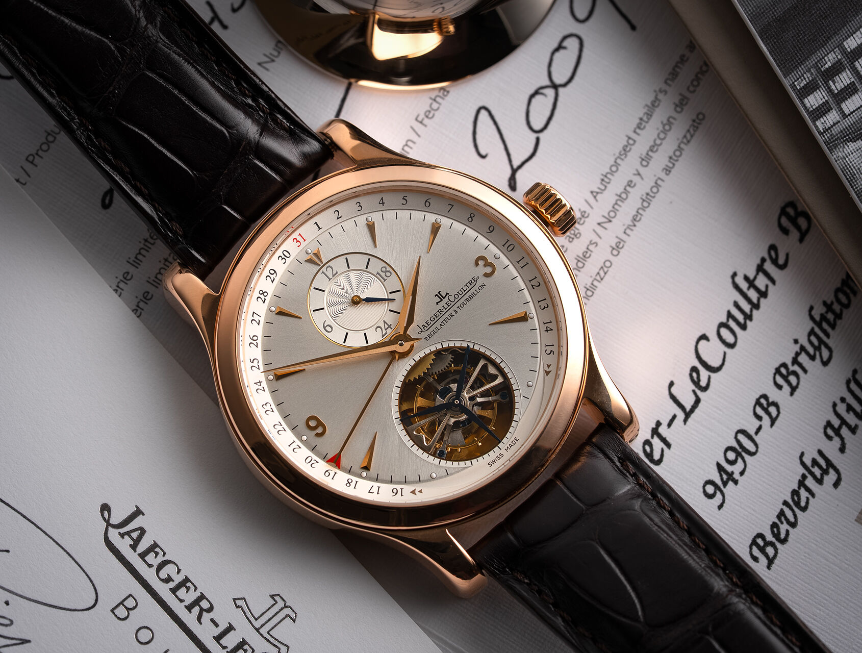 ref Q1652420 | Q1652420 - Rose Gold | Jaeger-leCoultre Master Tourbillon