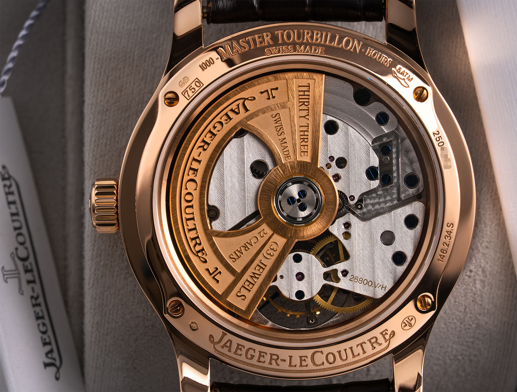 ref Q1652420 | Q1652420 - Rose Gold | Jaeger-leCoultre Master Tourbillon