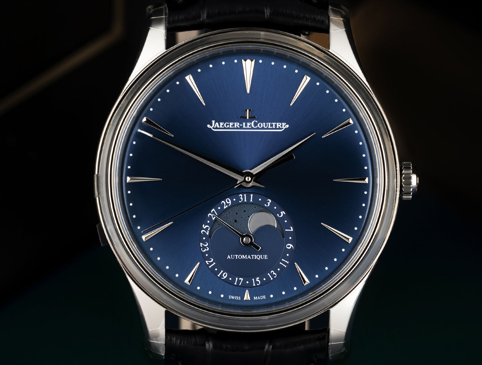 ref Q1368480 | Q1368480 - Fully Stickered | Jaeger-leCoultre Master ultra thingy Moon